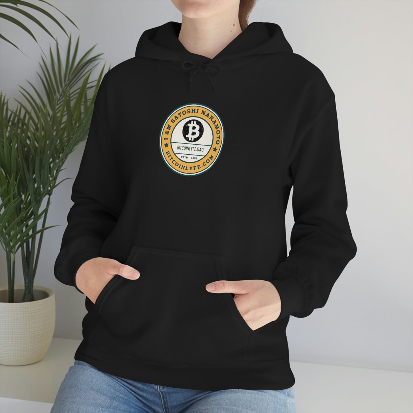 I am Satoshi Hooded Sweatshirt - Six