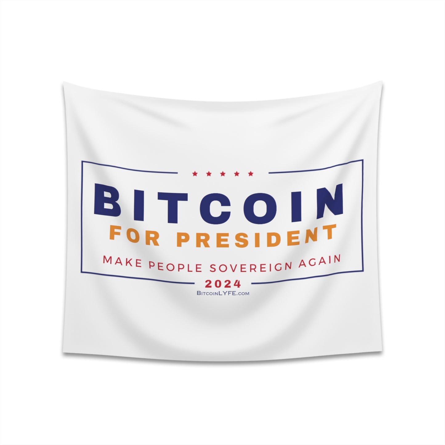 Vote - Bit...Sovereignty Printed Wall Tapestry