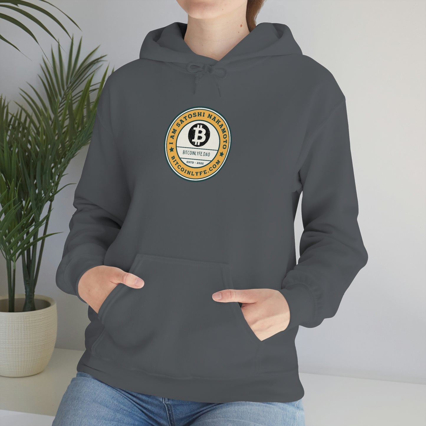 I am Satoshi Hooded Sweatshirt - Six