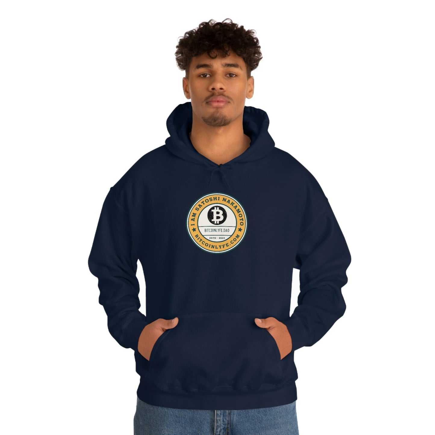 I am Satoshi Hooded Sweatshirt - Six