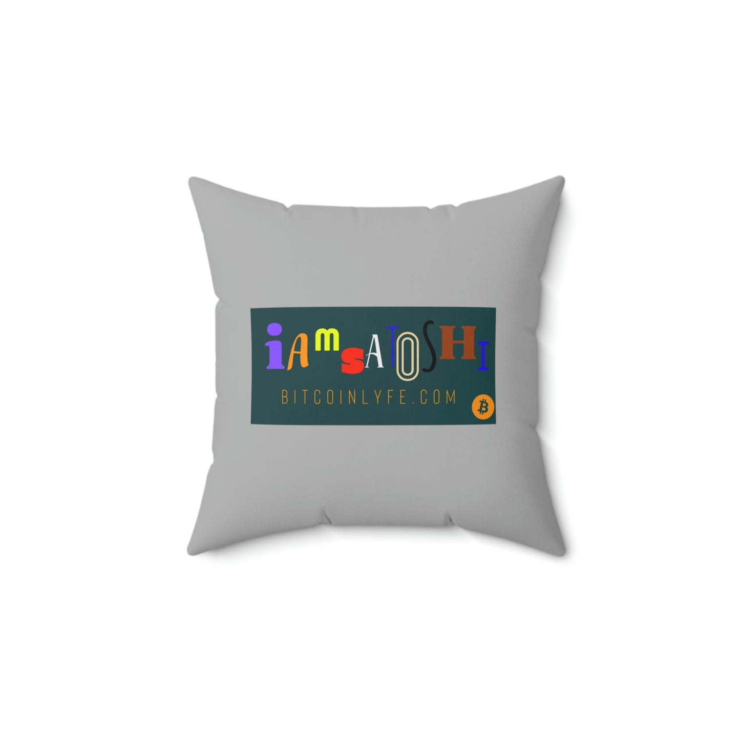 I Am Satoshi Pillow - Three