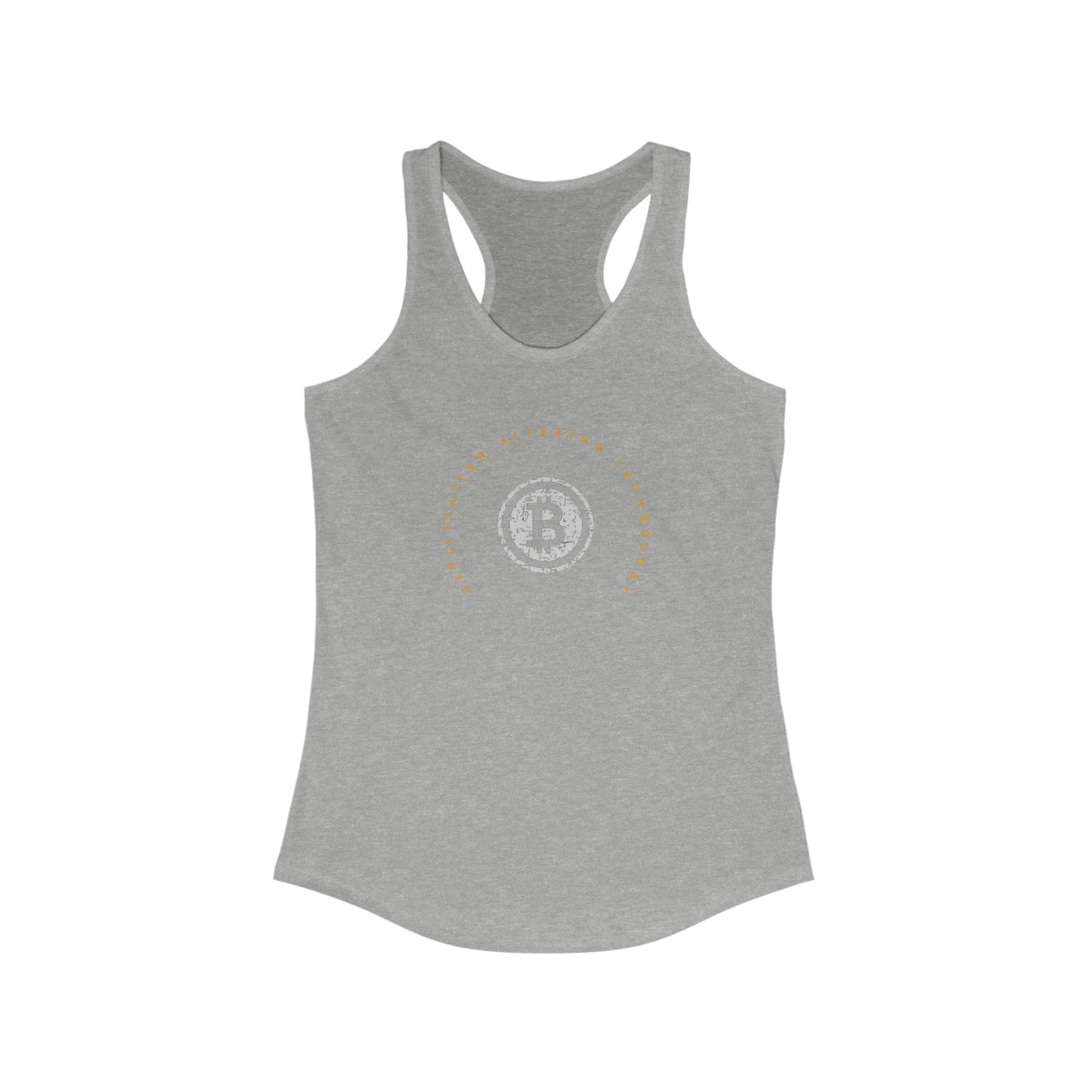 Bitcoin LYFE Civilization Altering Racerback Tank