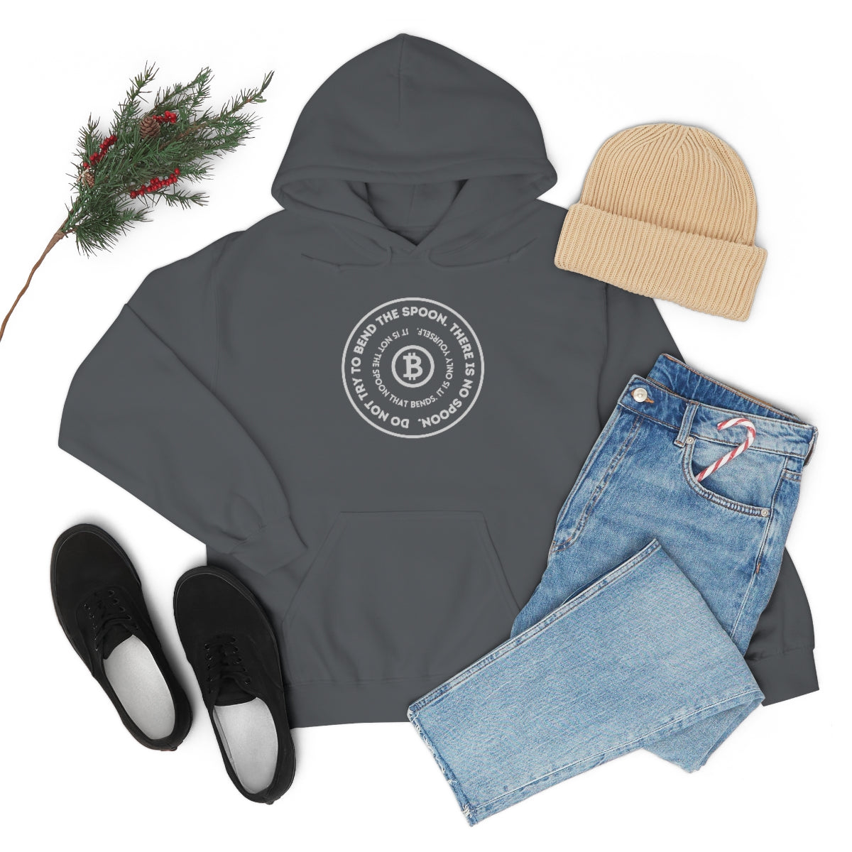 Spoon Orange Pill Hooded Sweatshirt