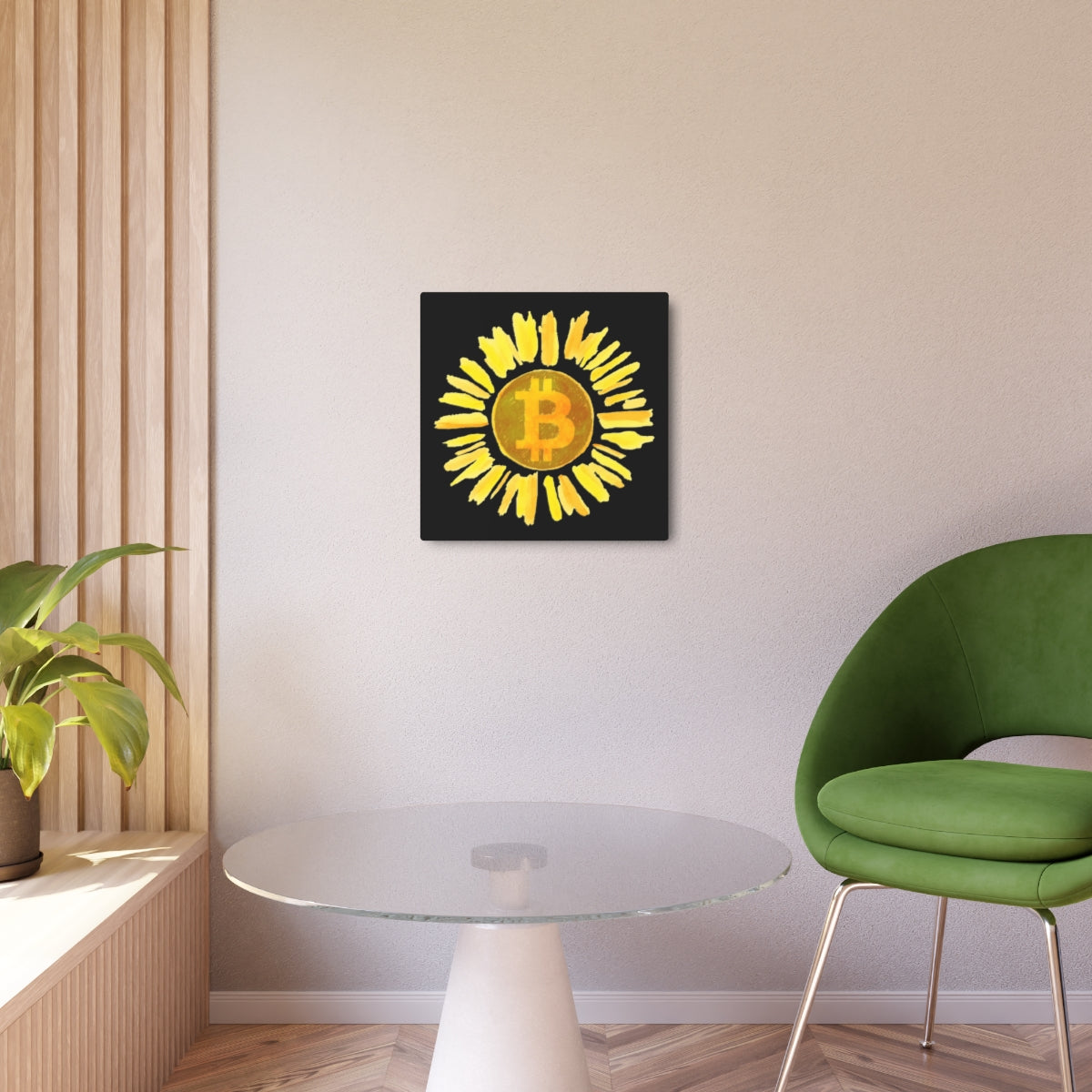 bTCsUN Eight Metal Art Sign
