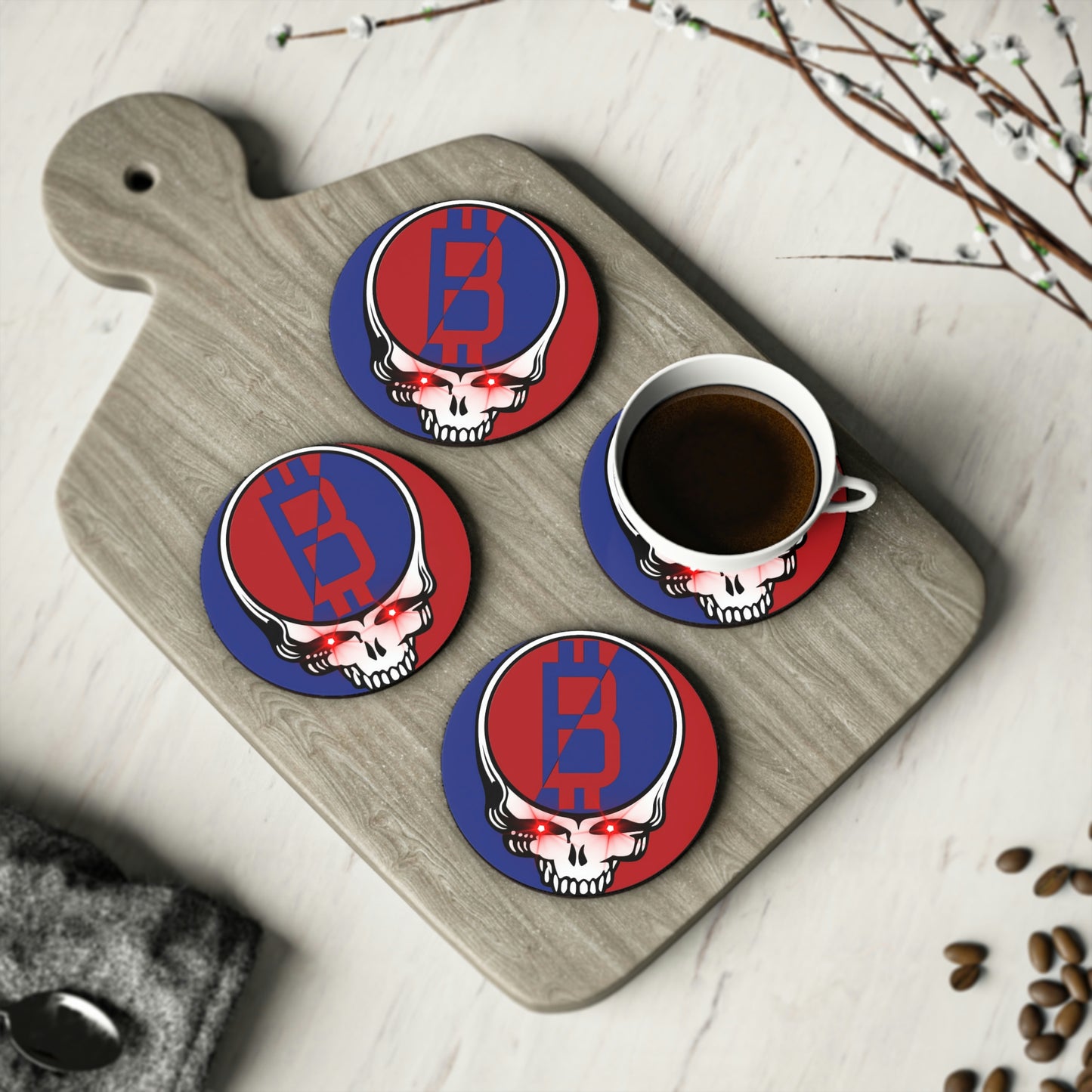 Grateful B Coasters