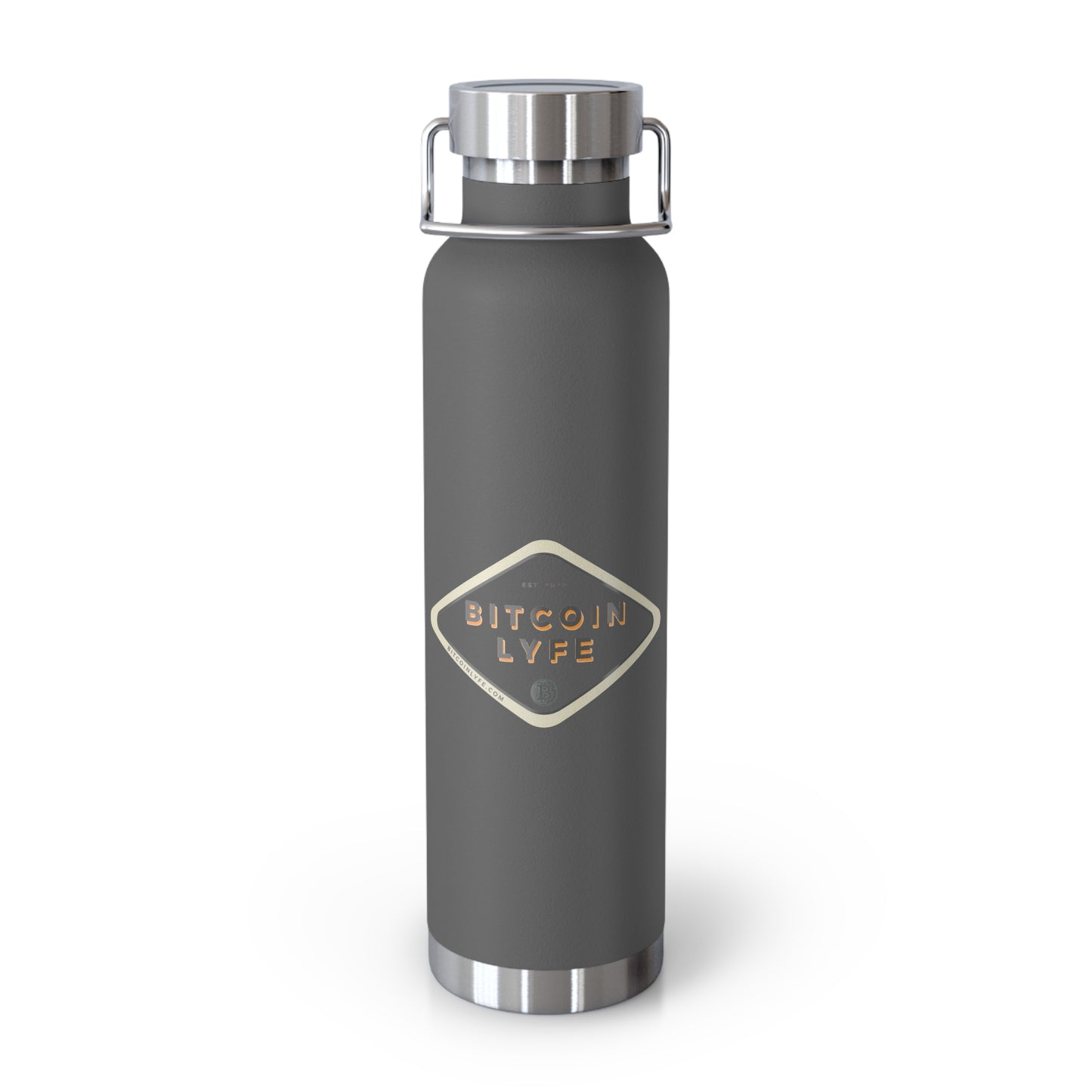 Bitcoin LYFE (Transparent) 22oz Vacuum Insulated Bottle