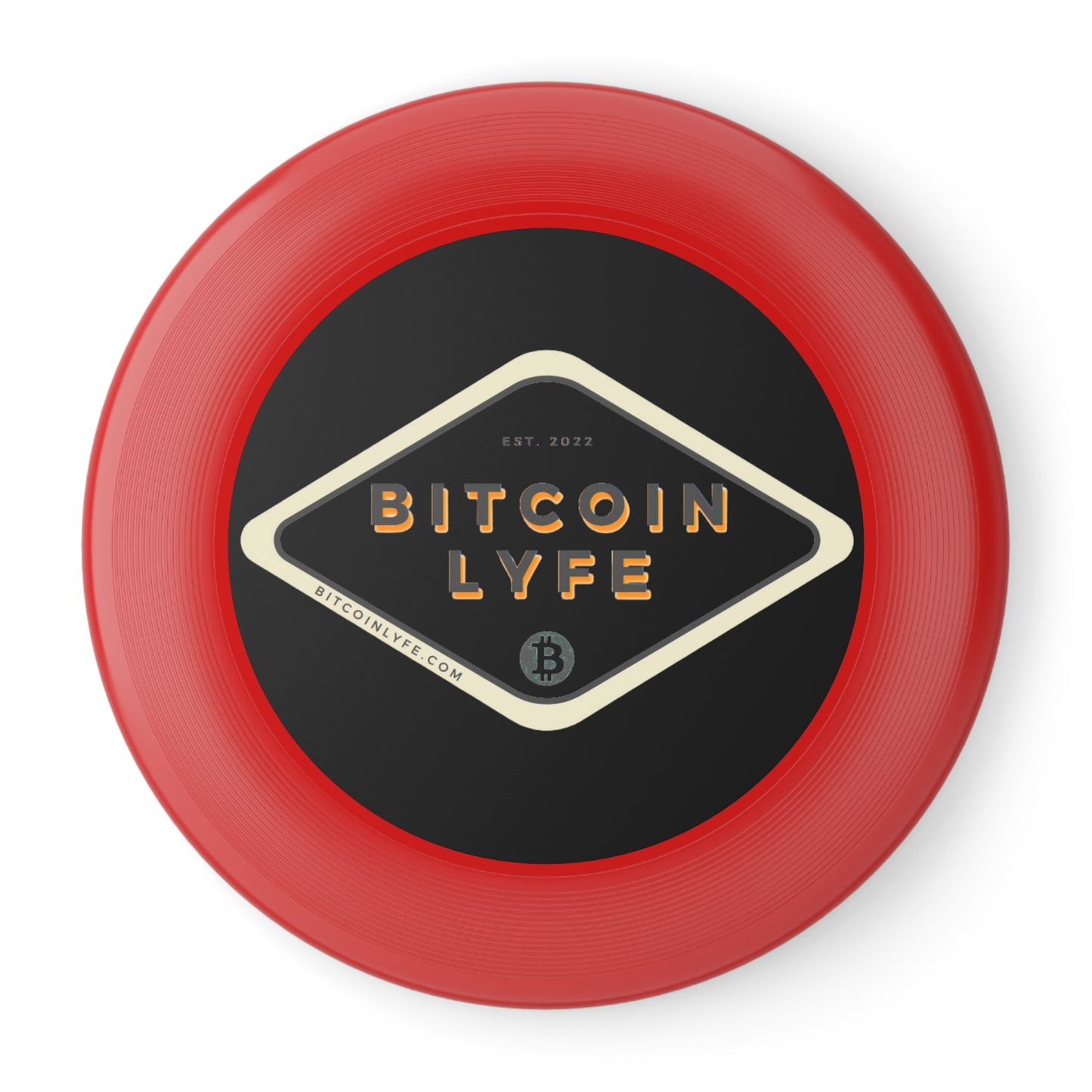 Bitcoin LYFE (Transparent) Wham-O Frisbee
