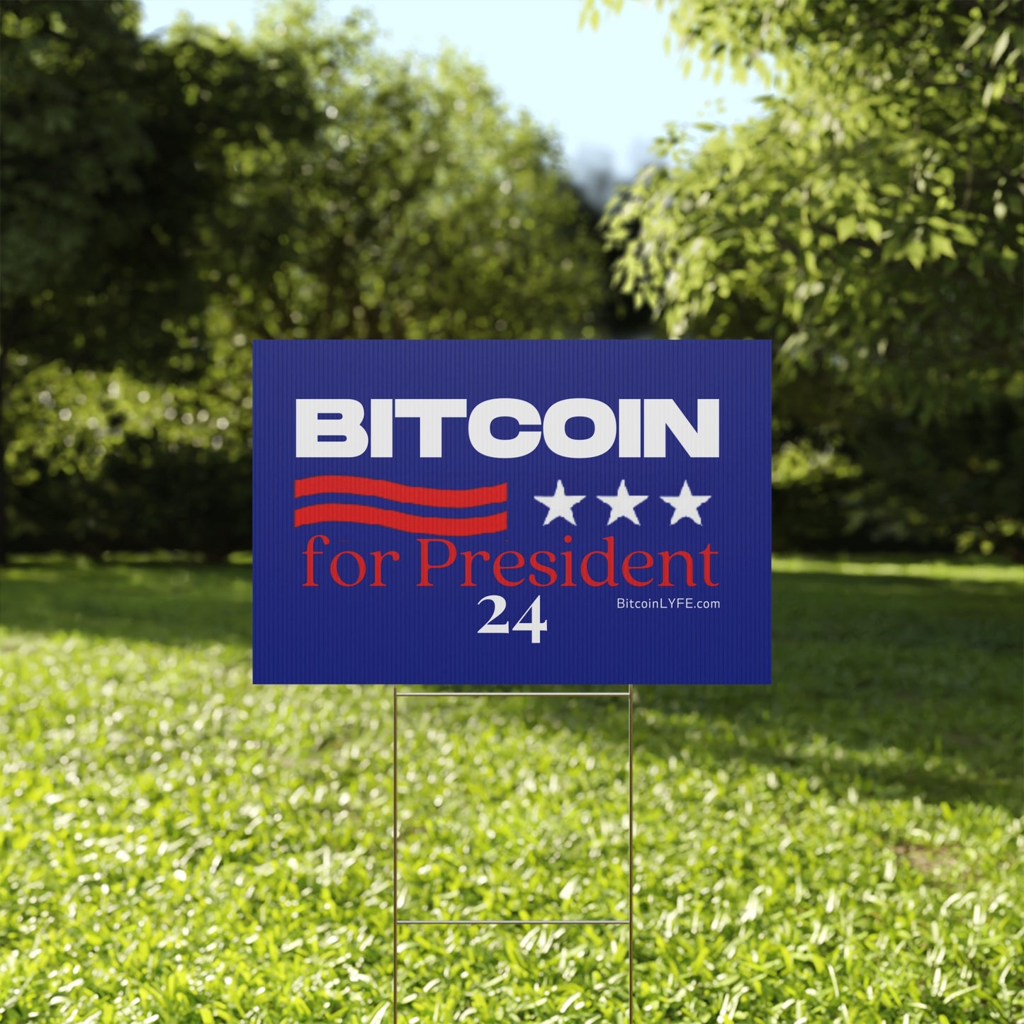 Vote - Bitbush Plastic Yard Sign