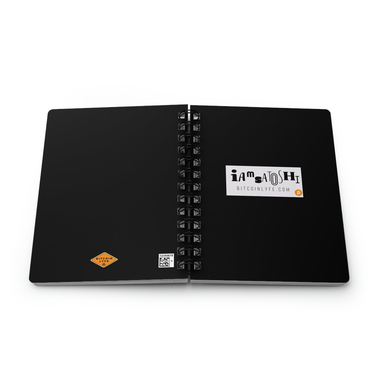 I Am Satoshi Spiral Bound Journal - Two