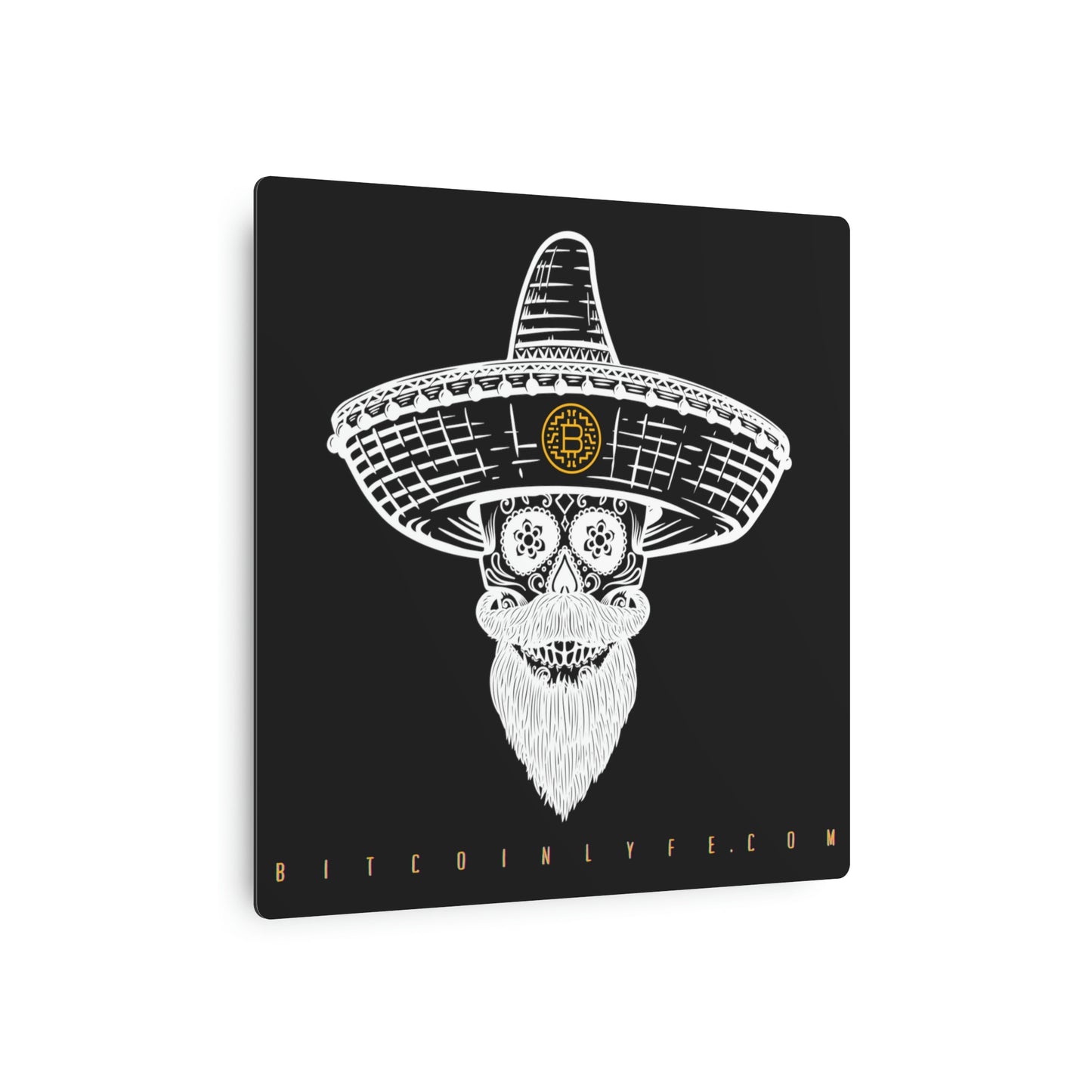 Día de los Muertos Metal Art Sign, Veintiuno