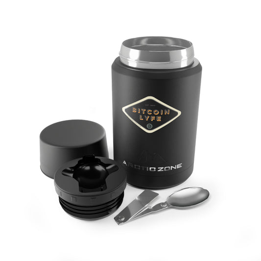 Bitcoin LYFE (Transparent) Copper Insulated Food Storage
