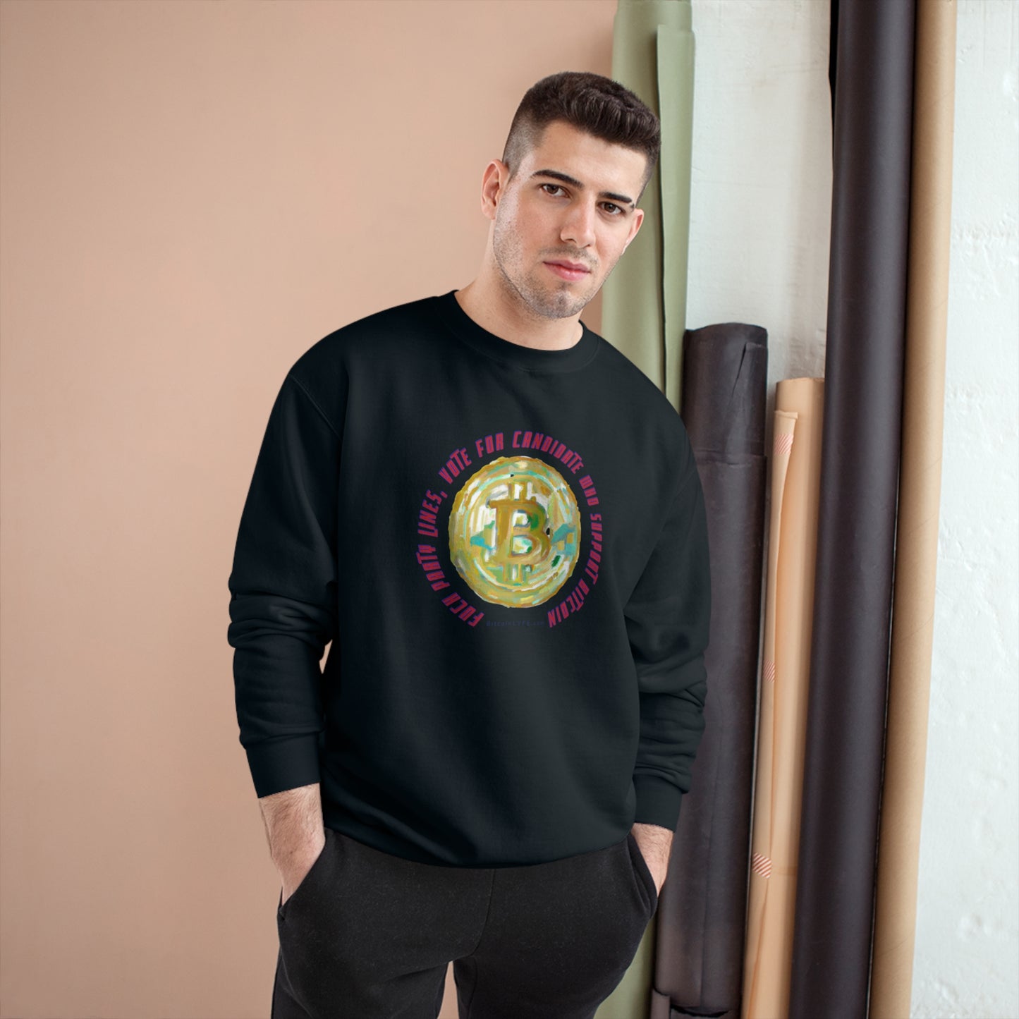 Vote - F*ck Party Lines Champion Sweatshirt