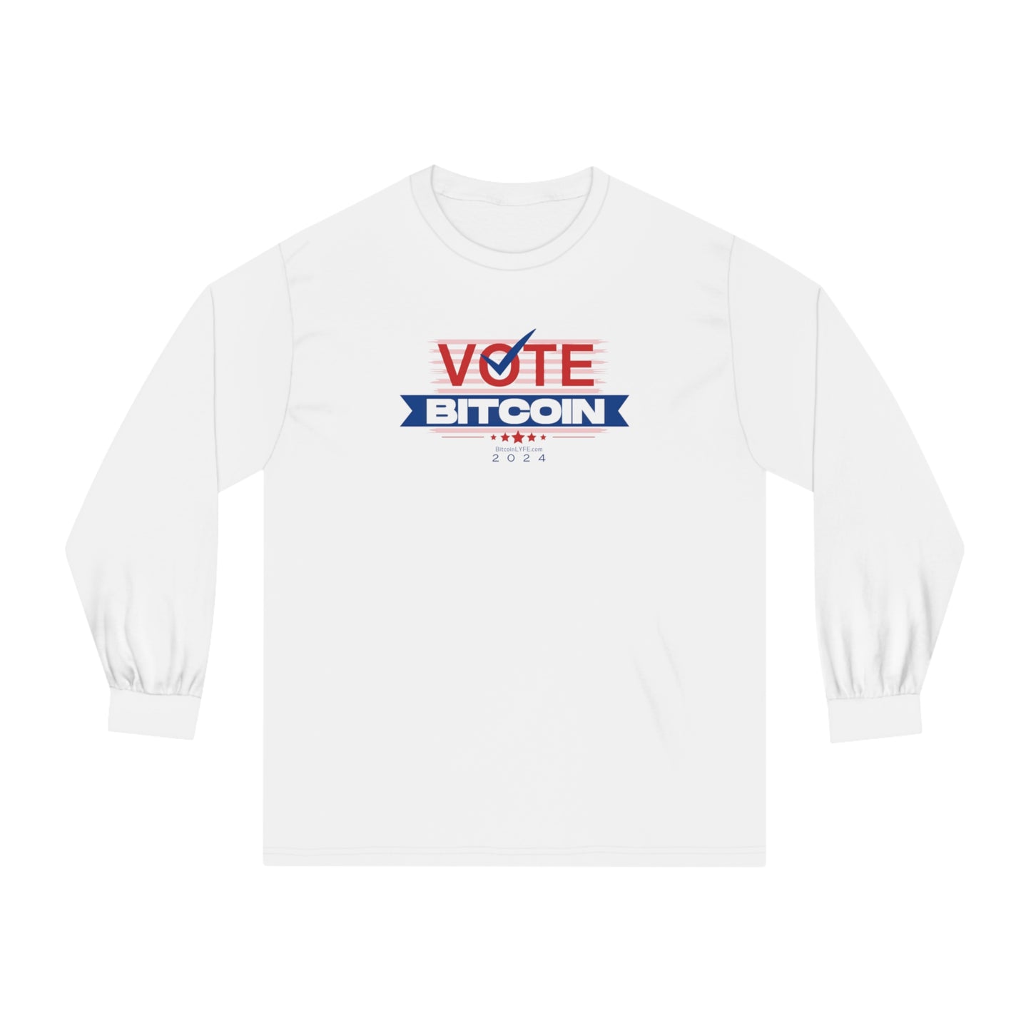 Vote Bitcoin Long Sleeve T-Shirt