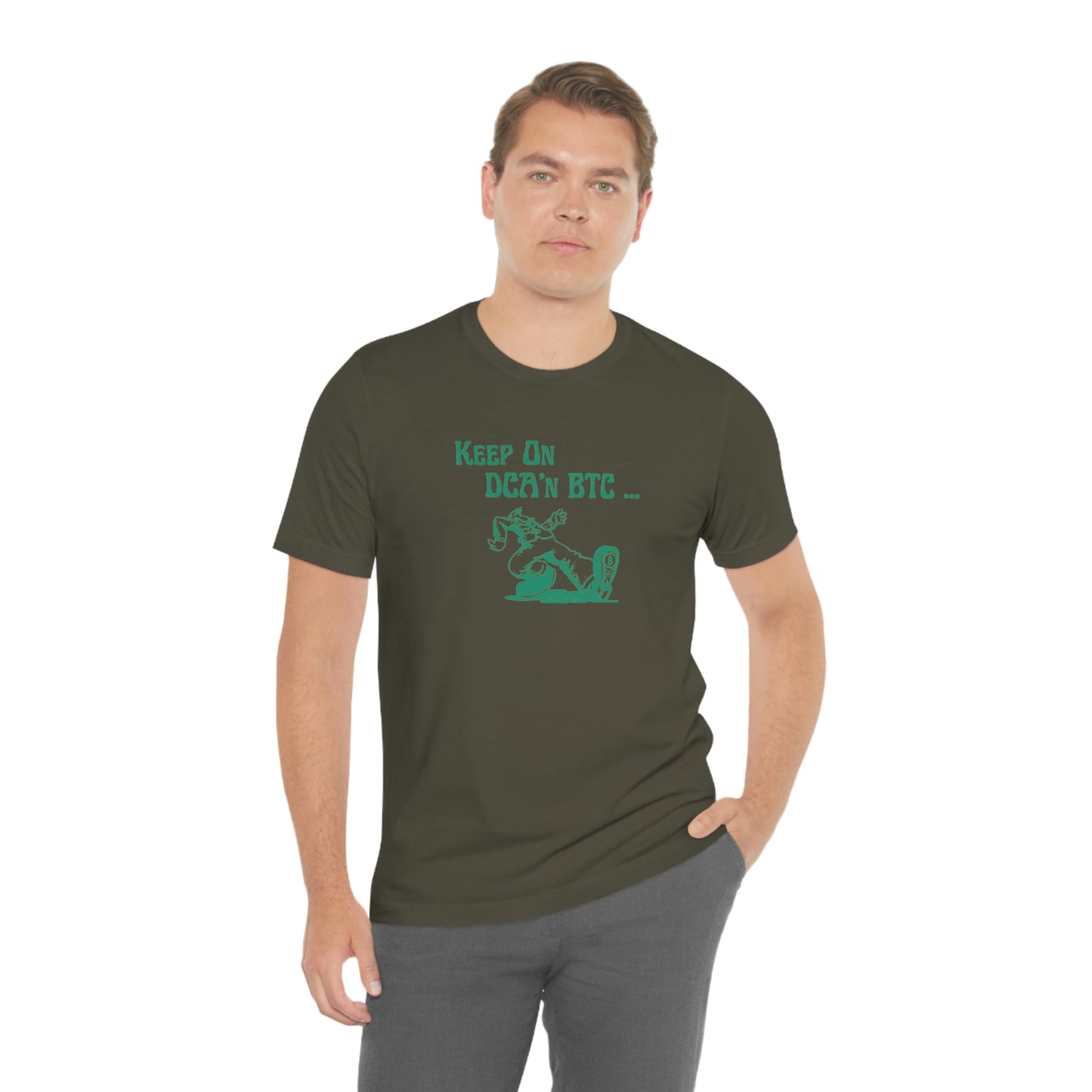Keep On DCA'n BTC T-Shirt, Dark