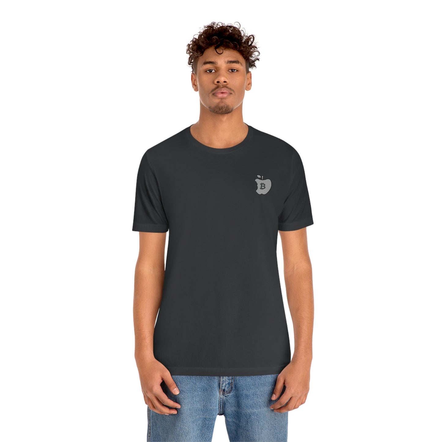 The B Apple Short Sleeve T-Shirt (Upper Left Subtle)
