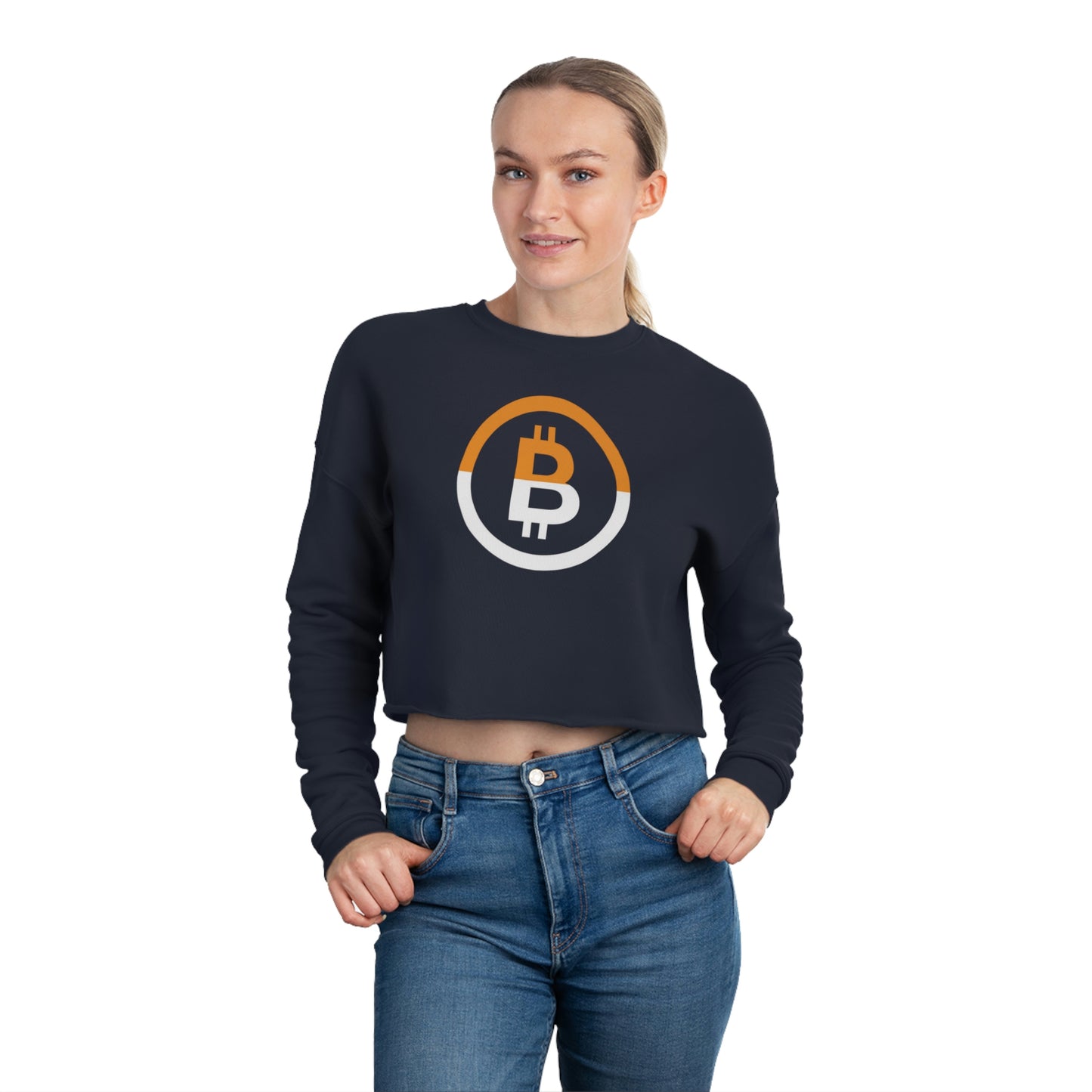 Dual B2 Women's Cropped Sweatshirt