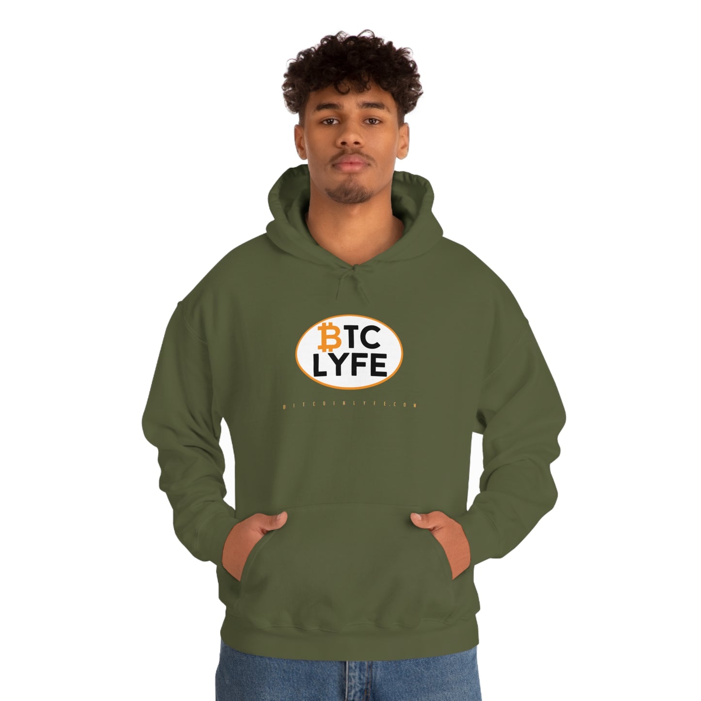 Bitcoin LYFE (Oval) Hoodie