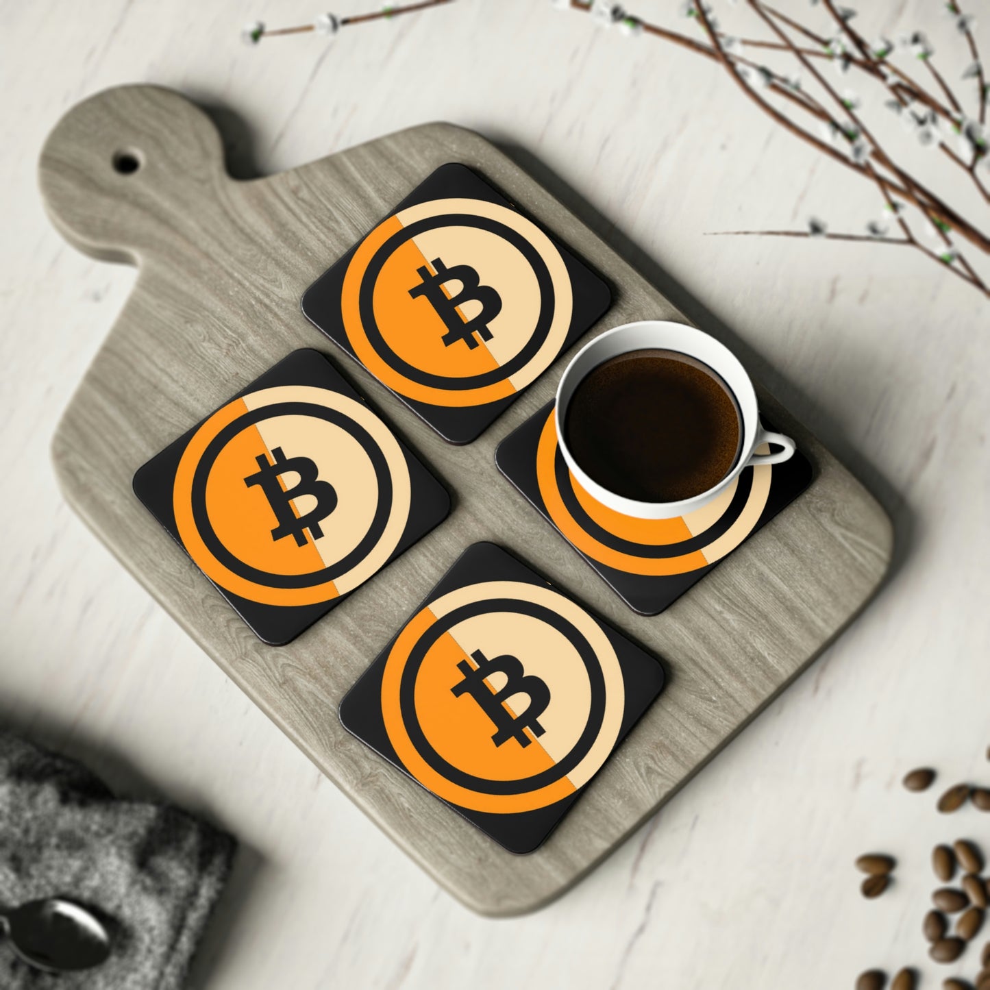 Dual B4 Coasters