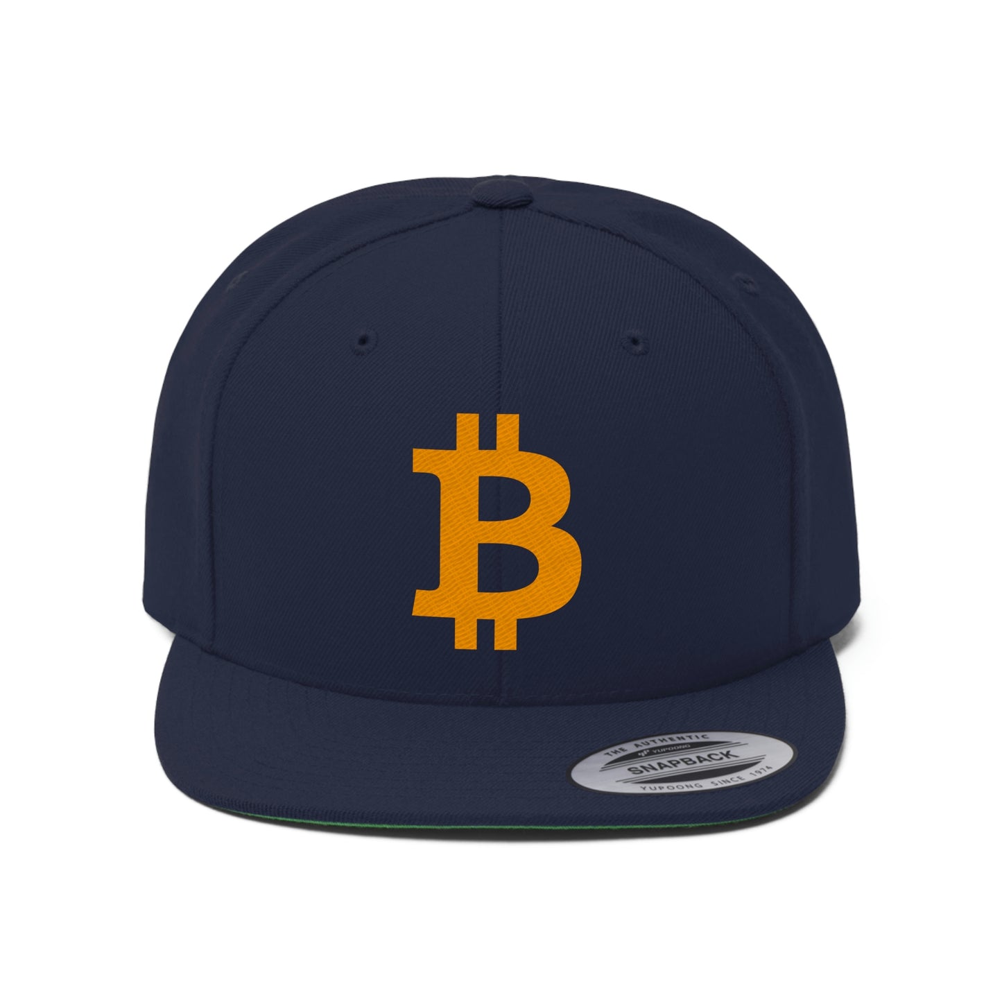 BTC3 Bitcoin Flat Bill Hat, Four Colors