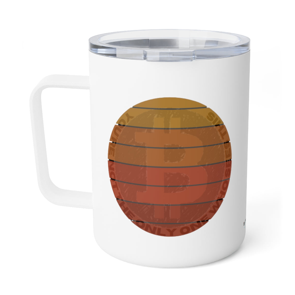 bTCsUN Deep Thought Insulated Coffee Mug, 10oz