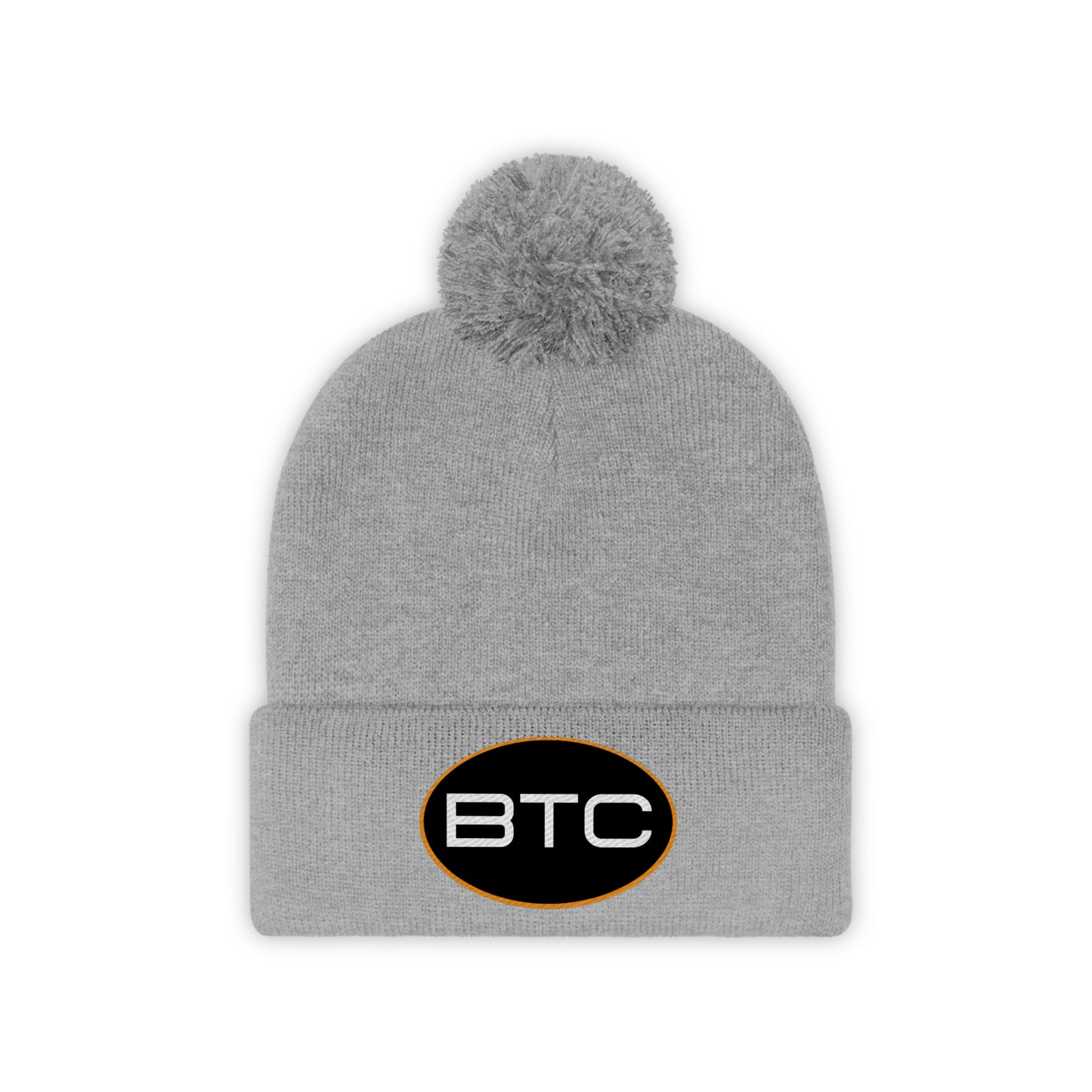 BTC Oval #1 Pom Pom Beanie