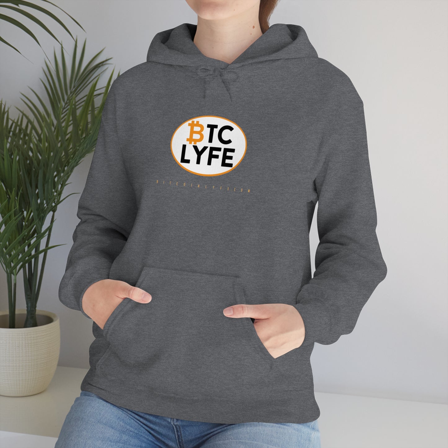 Bitcoin LYFE (Oval) Hoodie