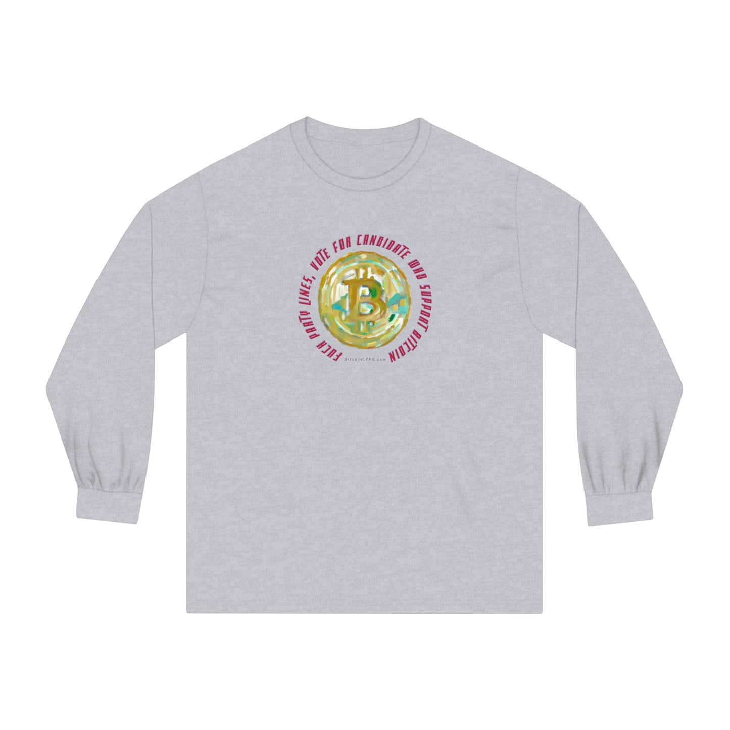 Vote - F*ck Party Lines Long Sleeve T-Shirt