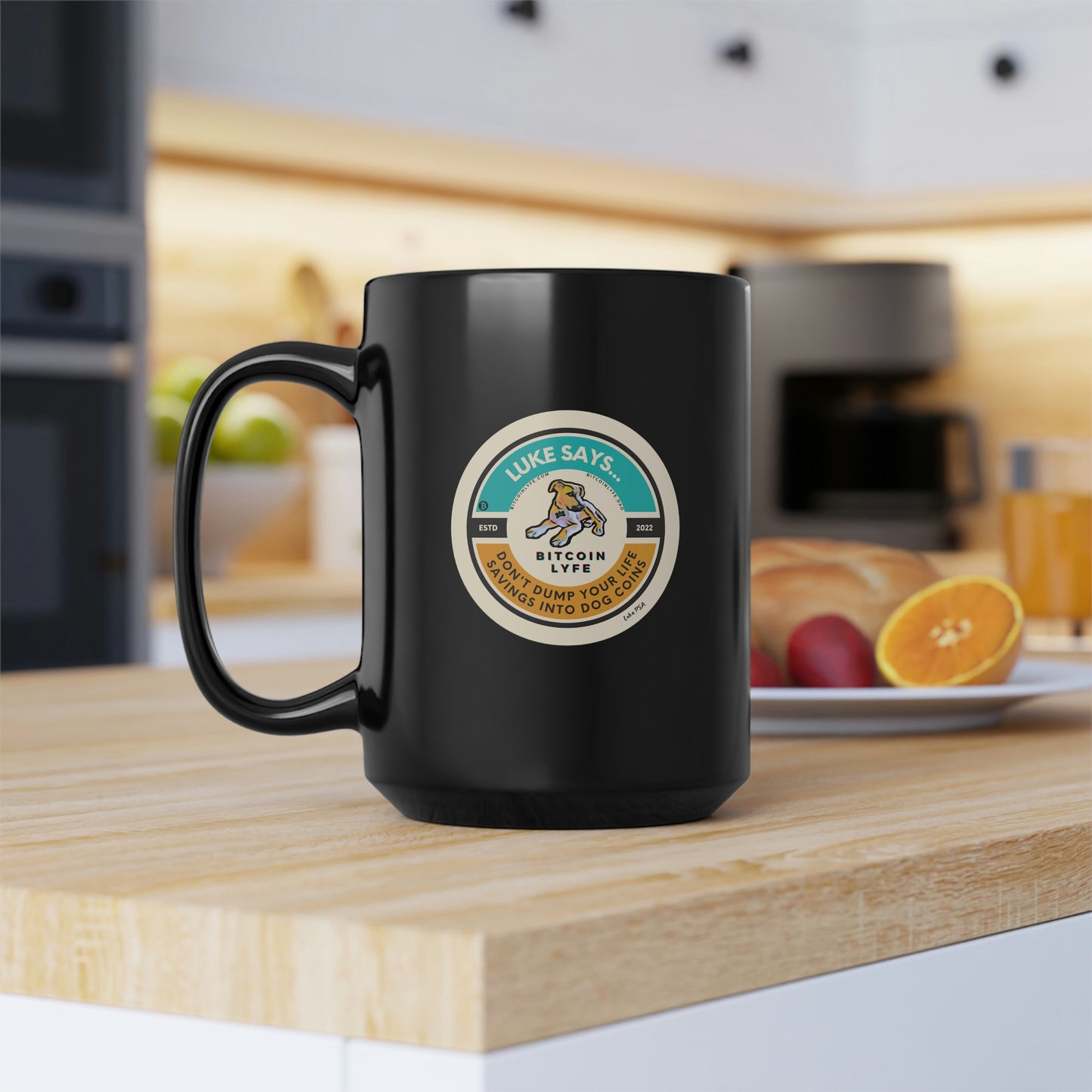 Luke PSA Mug, Dog Coin