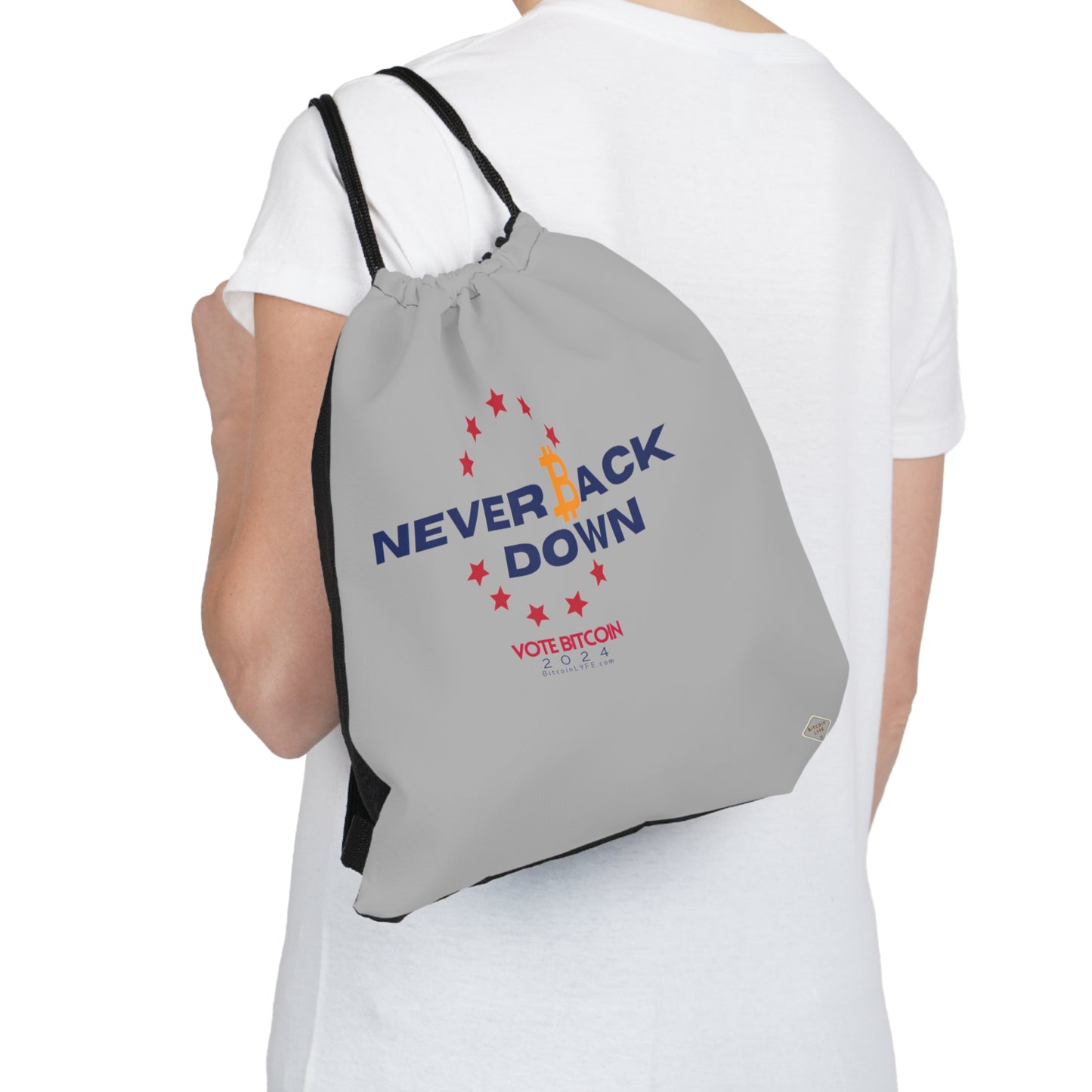 Vote - Bitdesan Outdoor Drawstring Bag
