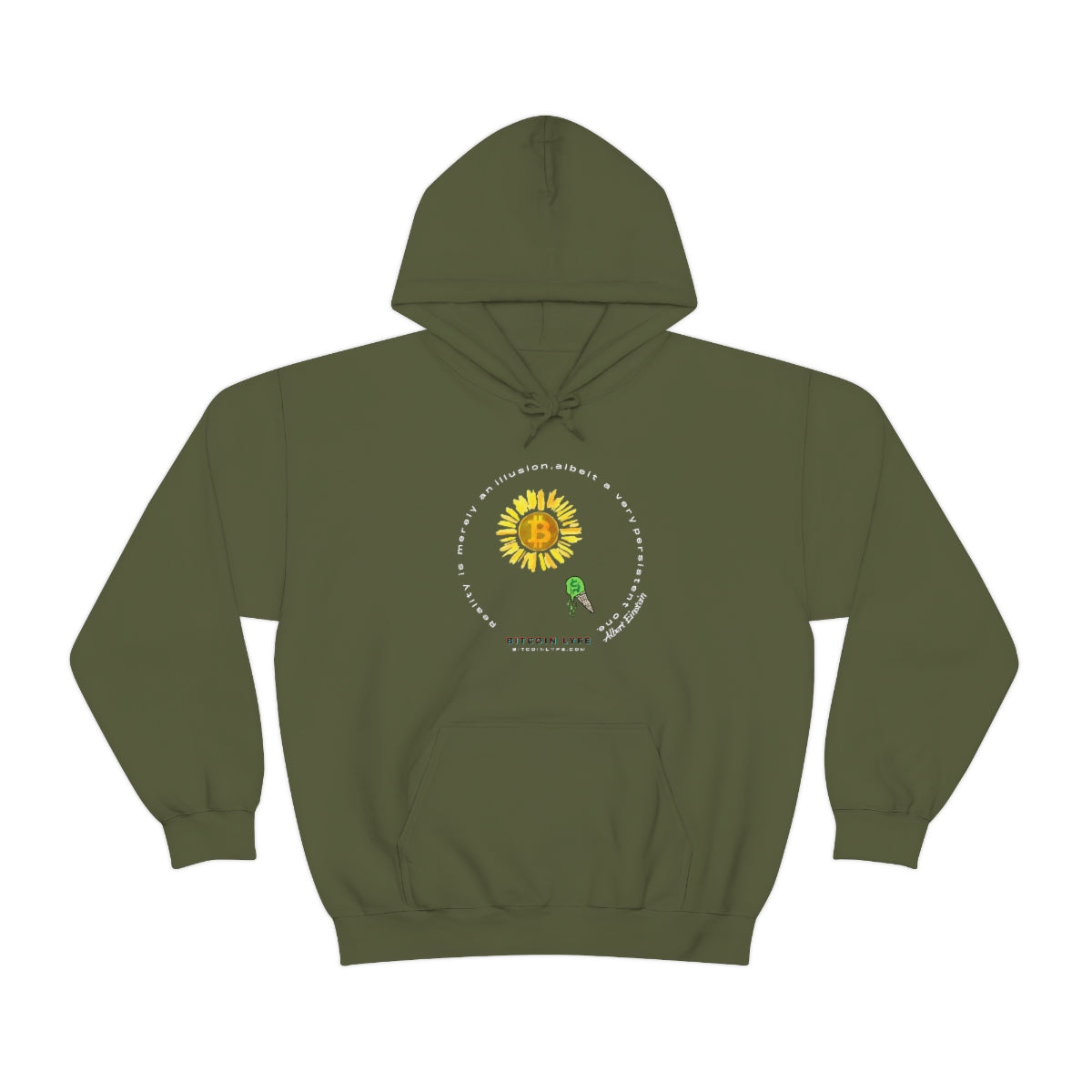Reality Orange Pill Hooded Sweatshirt