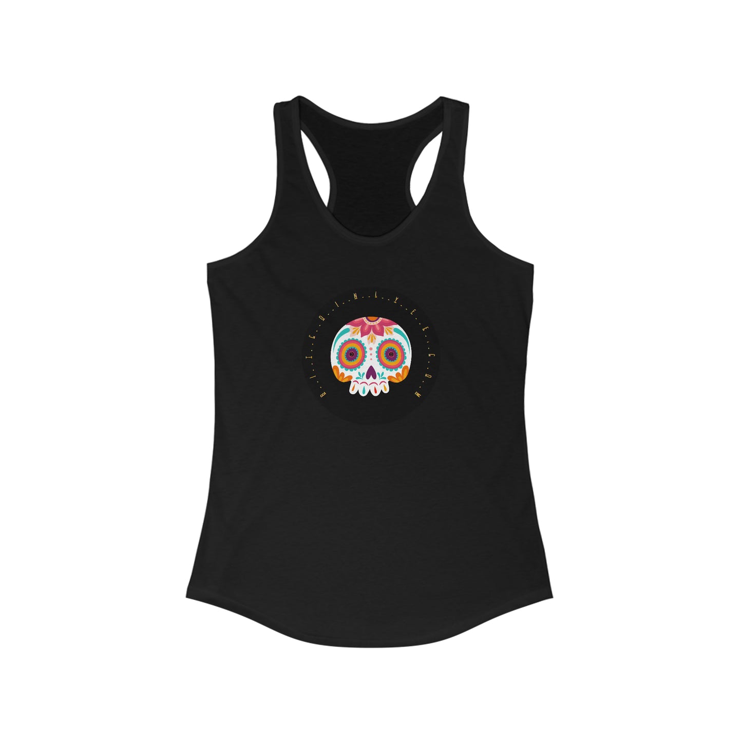 Día de los Muertos BTC Women's Racerback Tank, Dieciocho