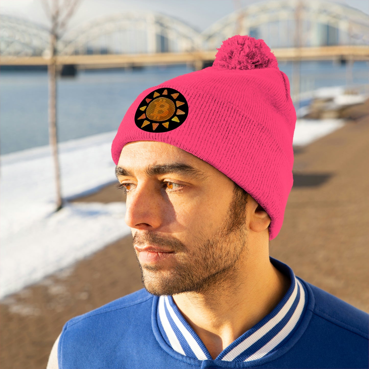 bTC sUN Nine Pom Pom Beanie