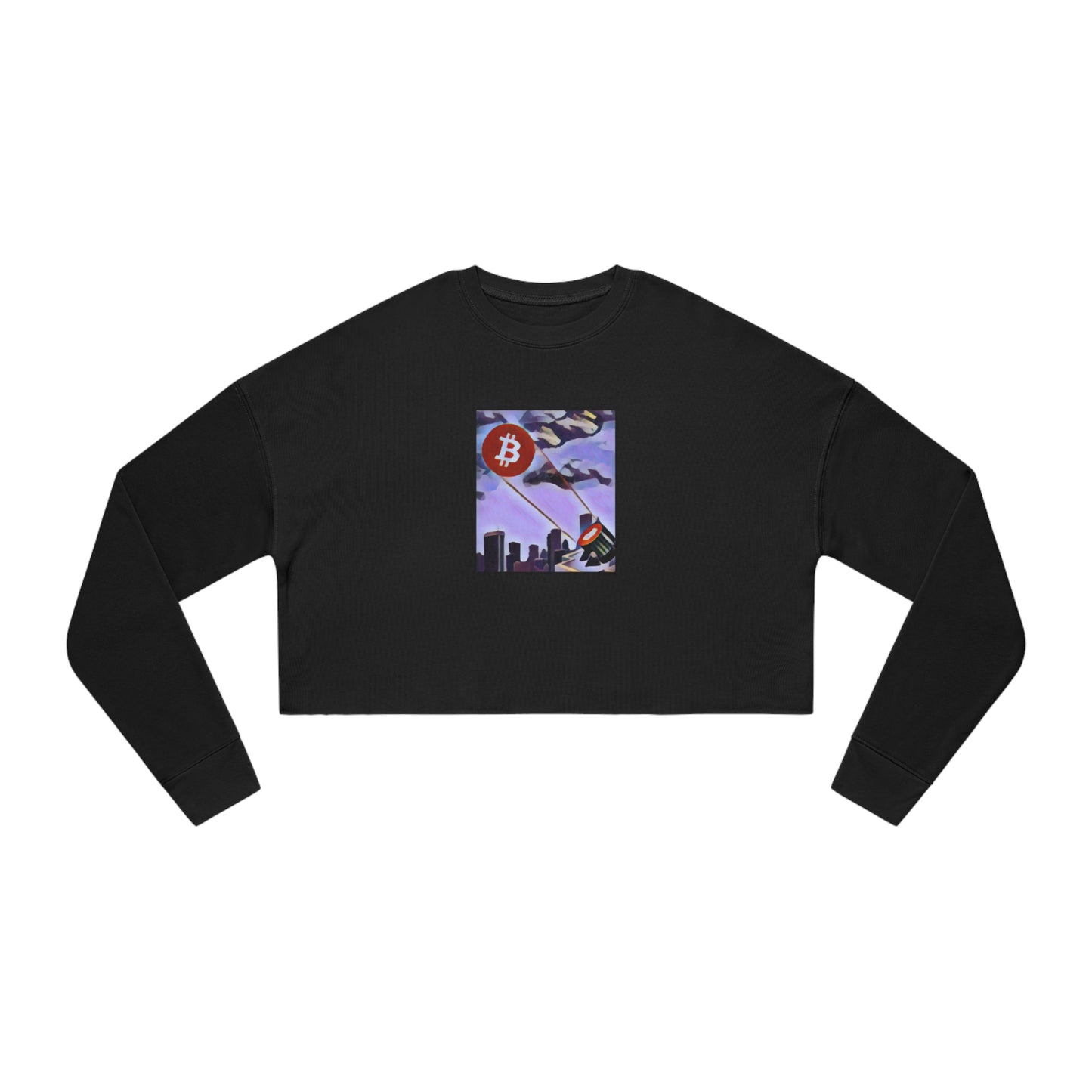The B Signal Women's Cropped Sweatshirt