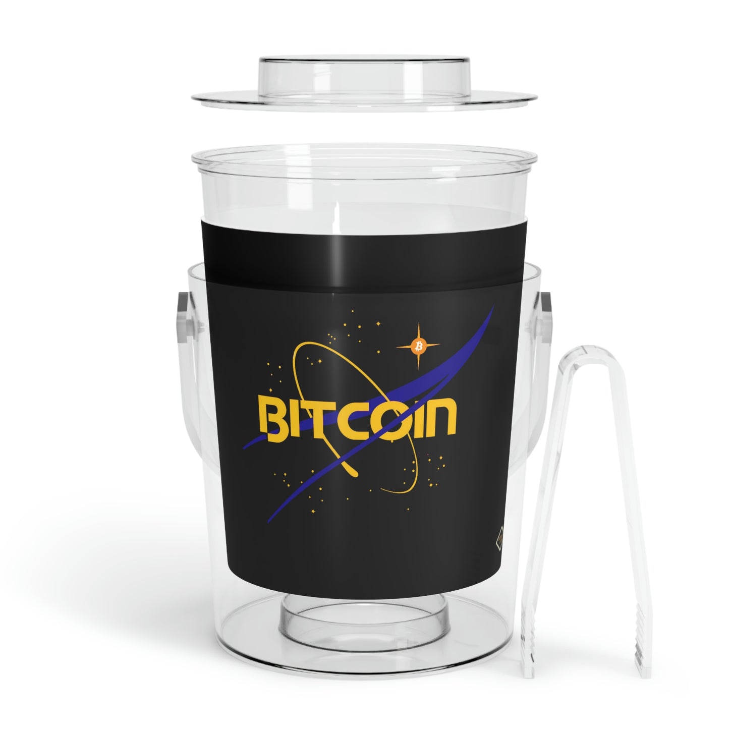 B in Space2 Ice Bucket with Tongs