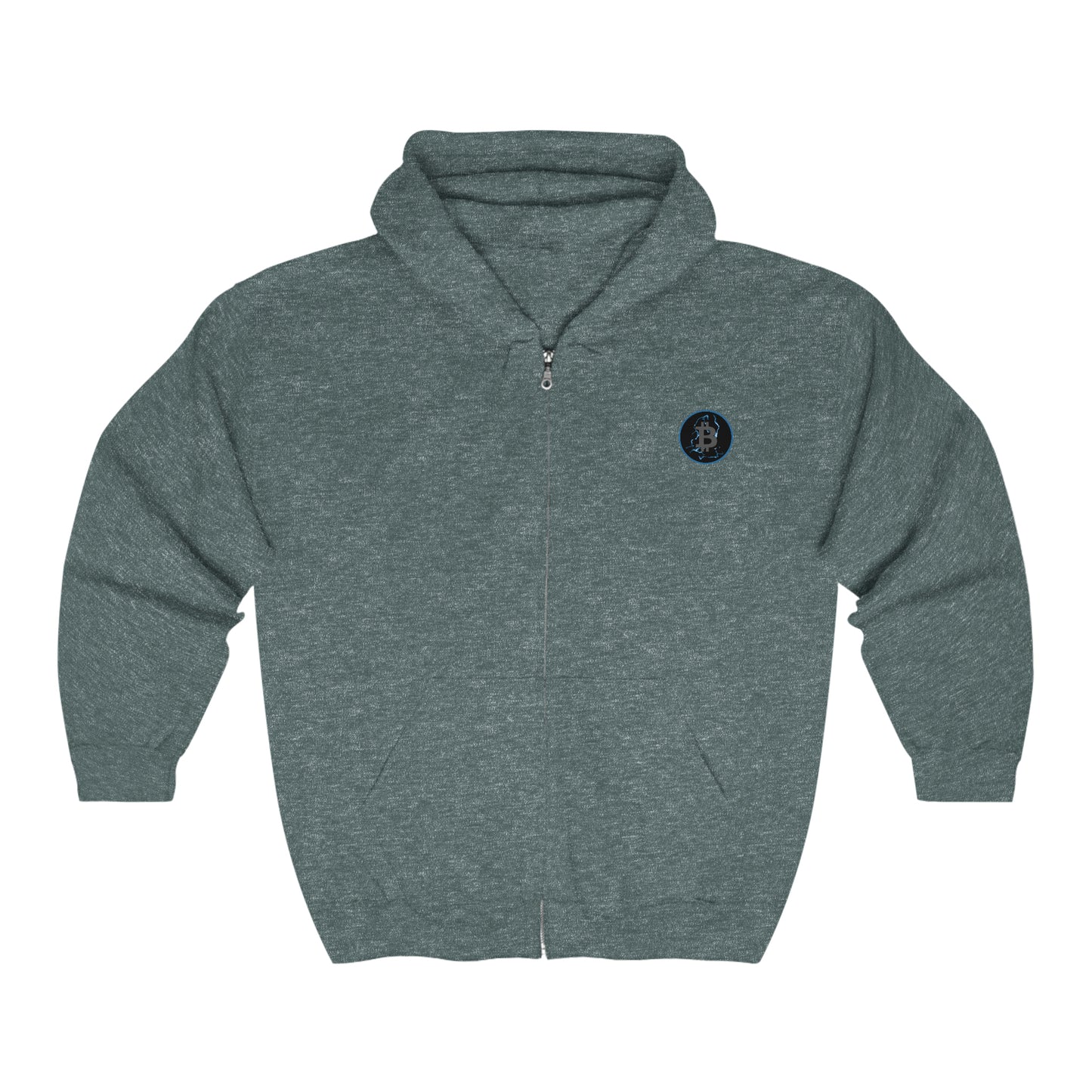 B Charged Heavy Blend™ Full Zip Hooded Sweatshirt