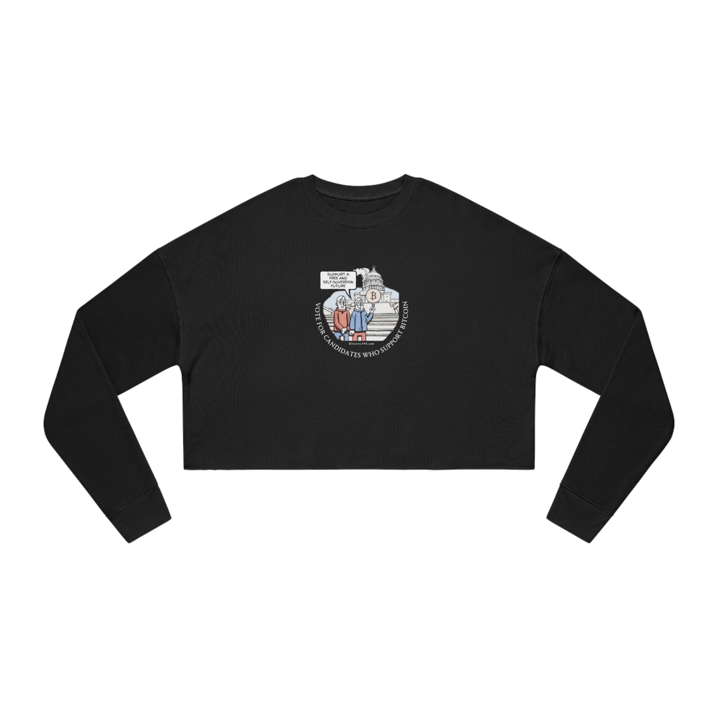 Vote - Candidates Women's Cropped Sweatshirt