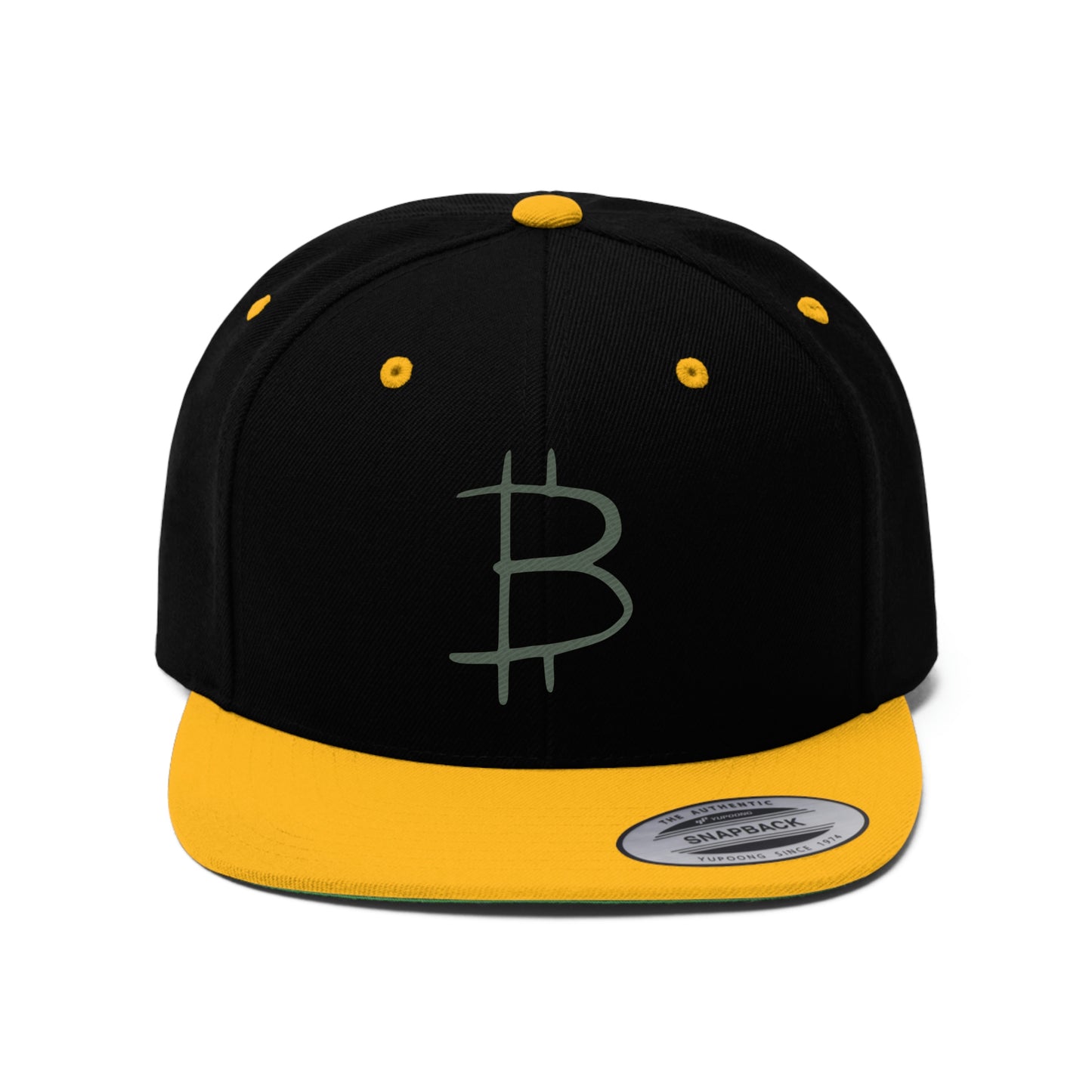 BTC8 Bitcoin Flat Bill Hat, Four Colors