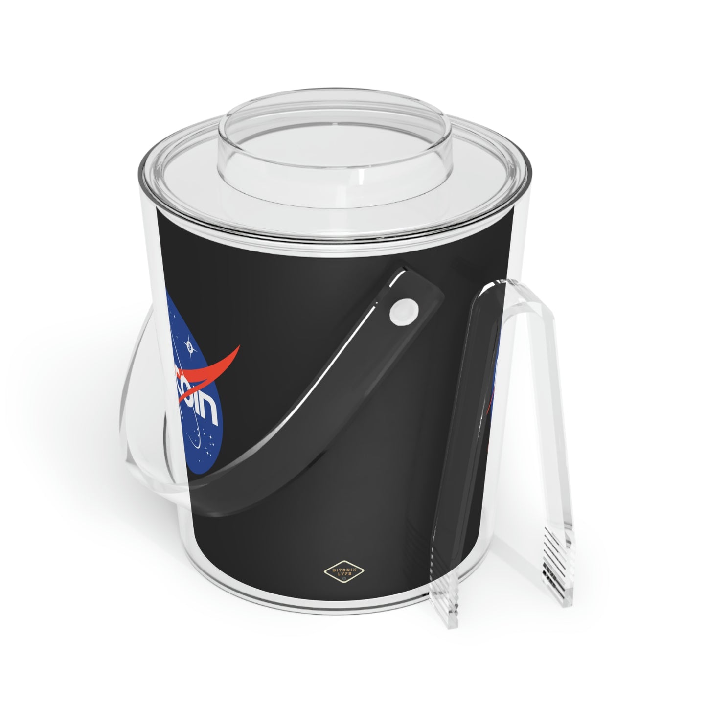 B in Space1 Ice Bucket with Tongs