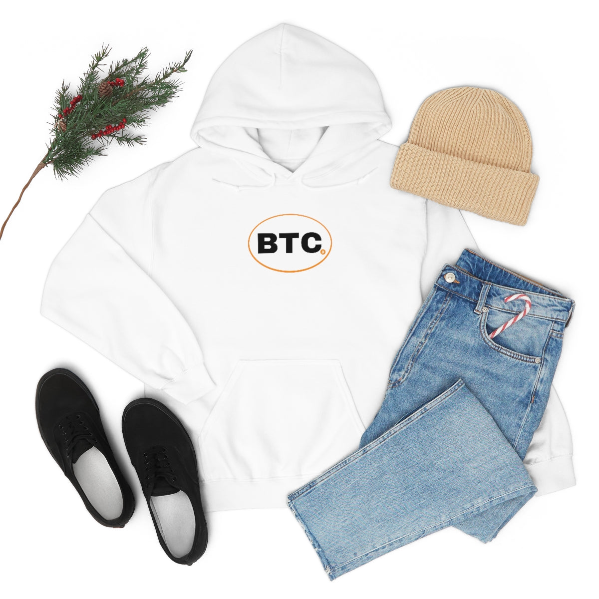 Bitcoin Oval #3 Hoodie