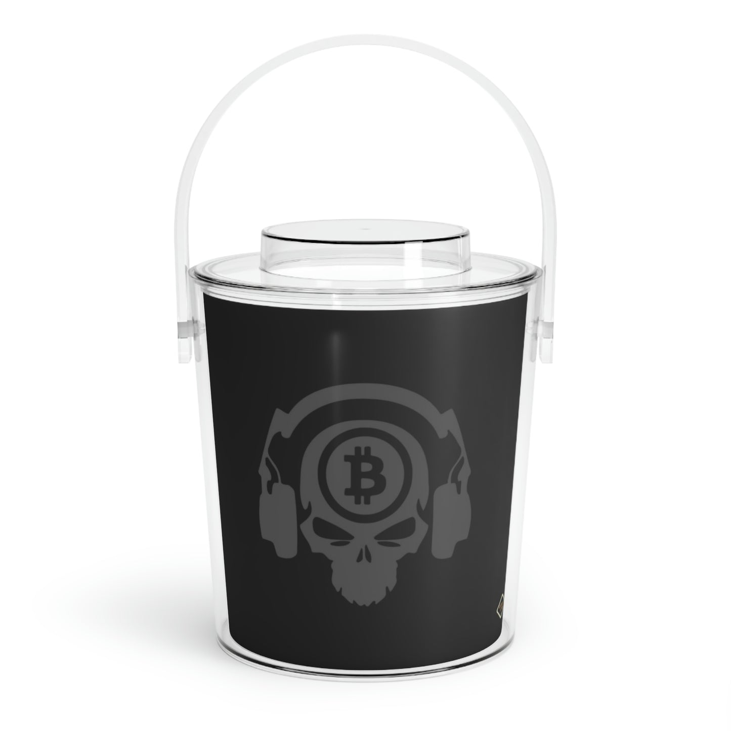 Heavy B Ice Bucket with Tongs