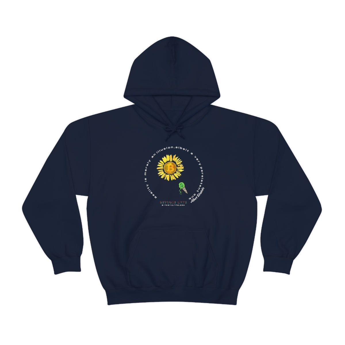 Reality Orange Pill Hooded Sweatshirt