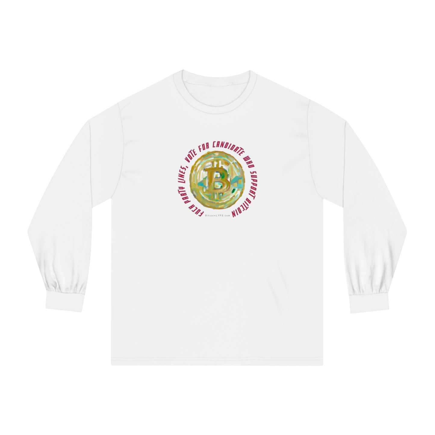Vote - F*ck Party Lines Long Sleeve T-Shirt