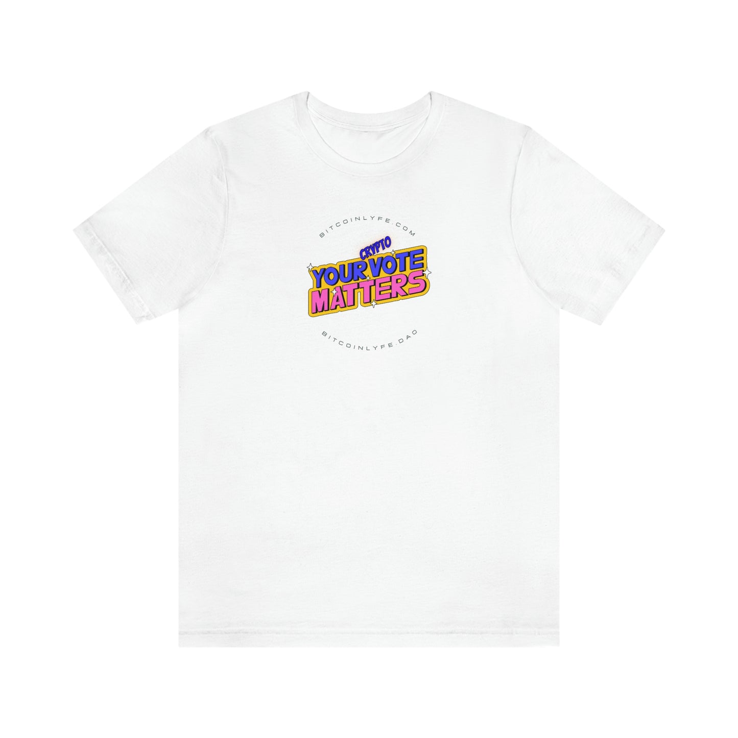 Your Crypto Vote Matters Short Sleeve Tee