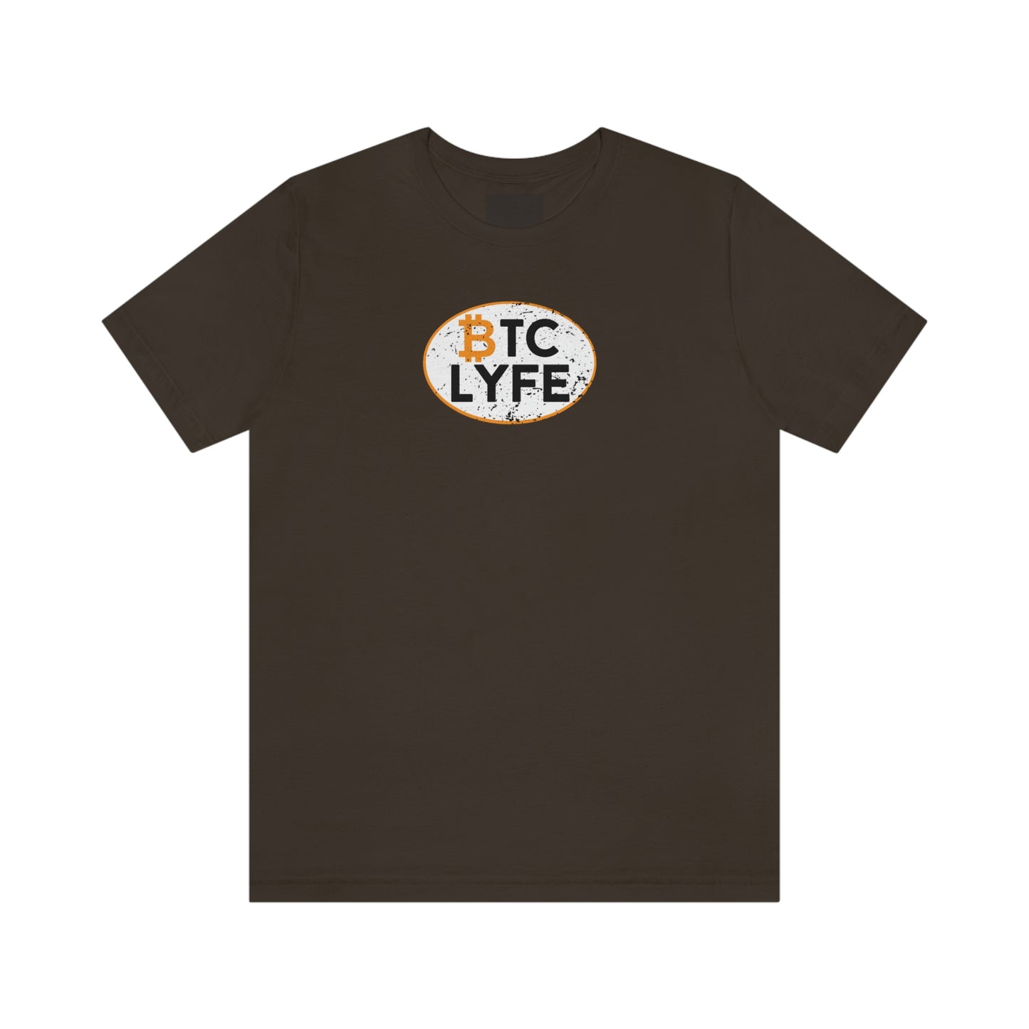 Bitcoin LYFE Oval T-Shirt