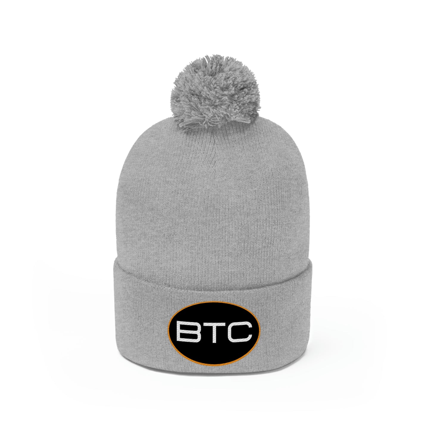 BTC Oval #1 Pom Pom Beanie