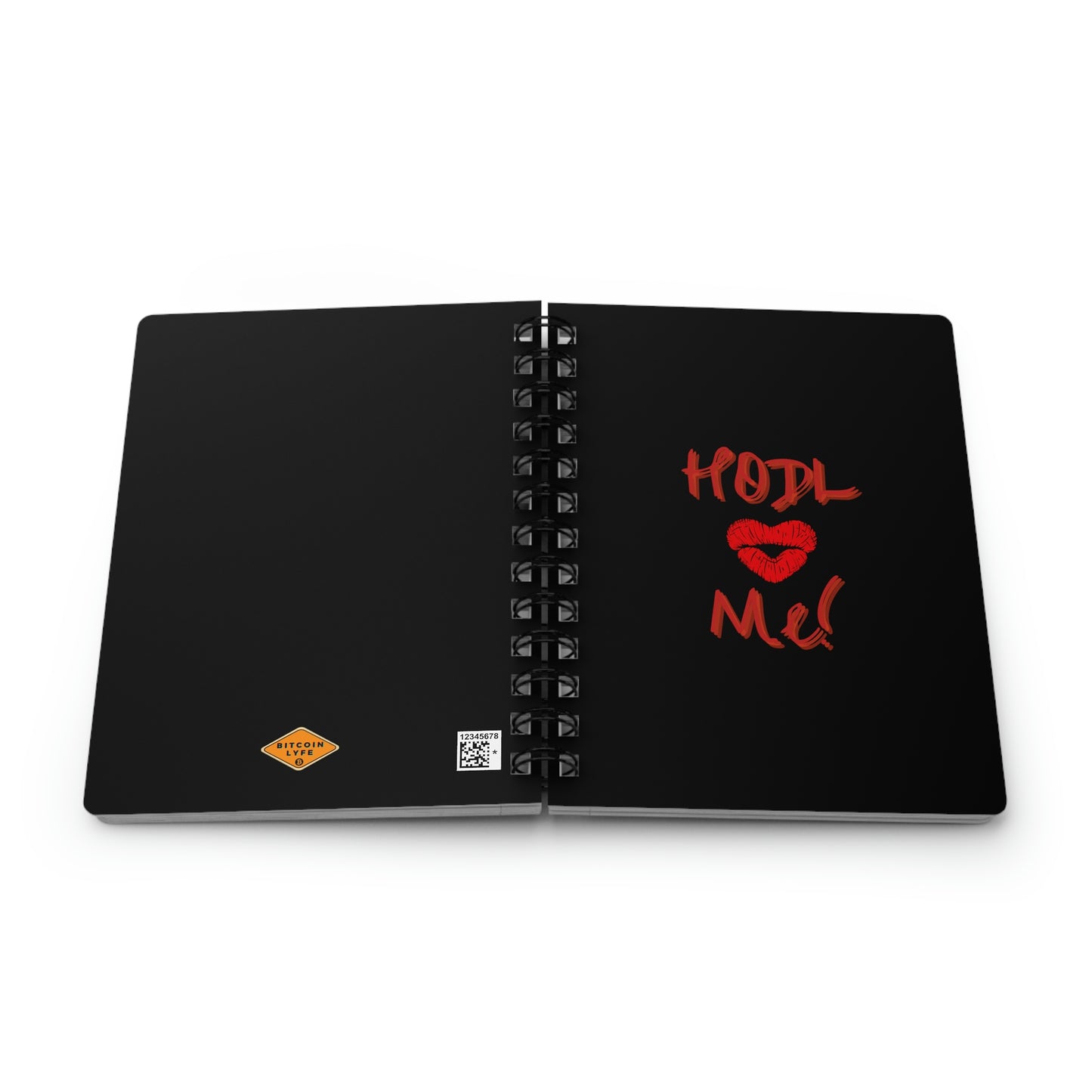 Bitcoin LYFE Spiral Bound Journal, HODL Me