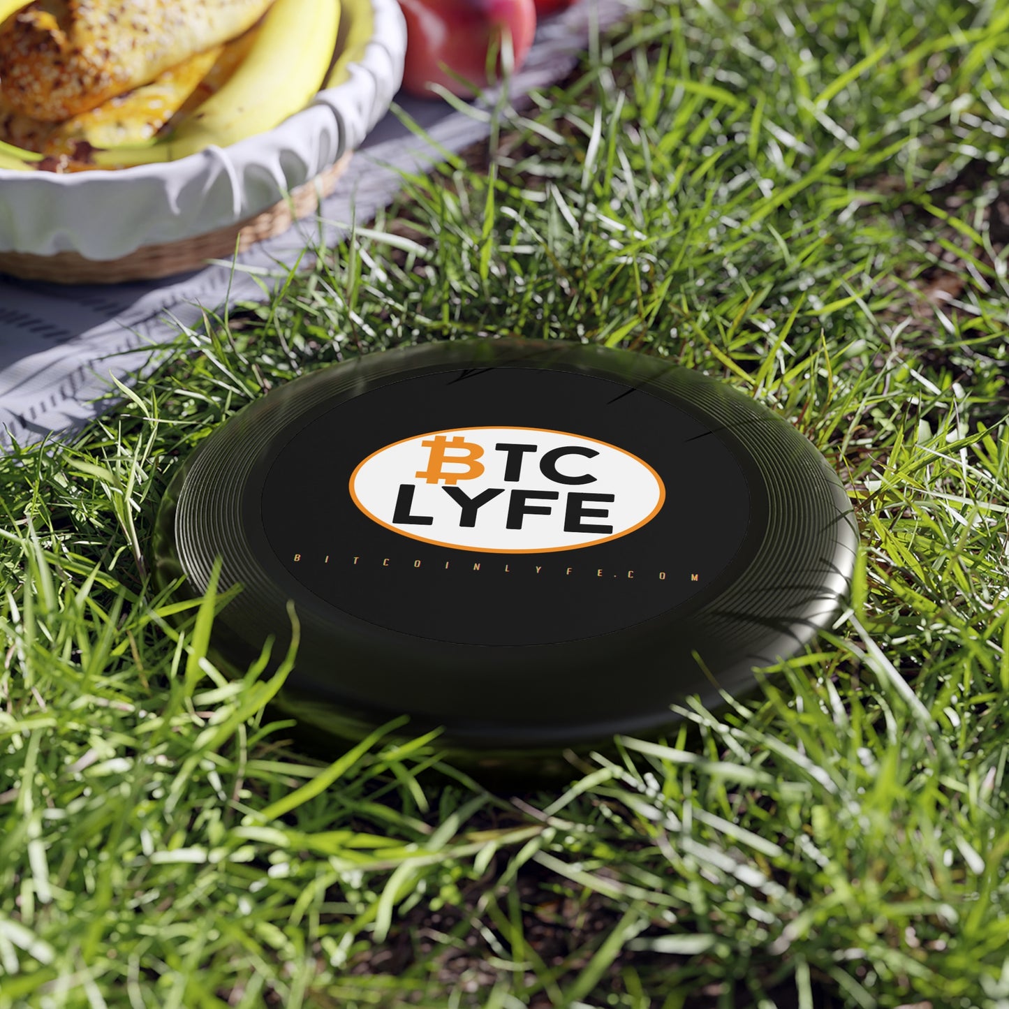 Bitcoin LYFE (Oval) Wham-O Frisbee