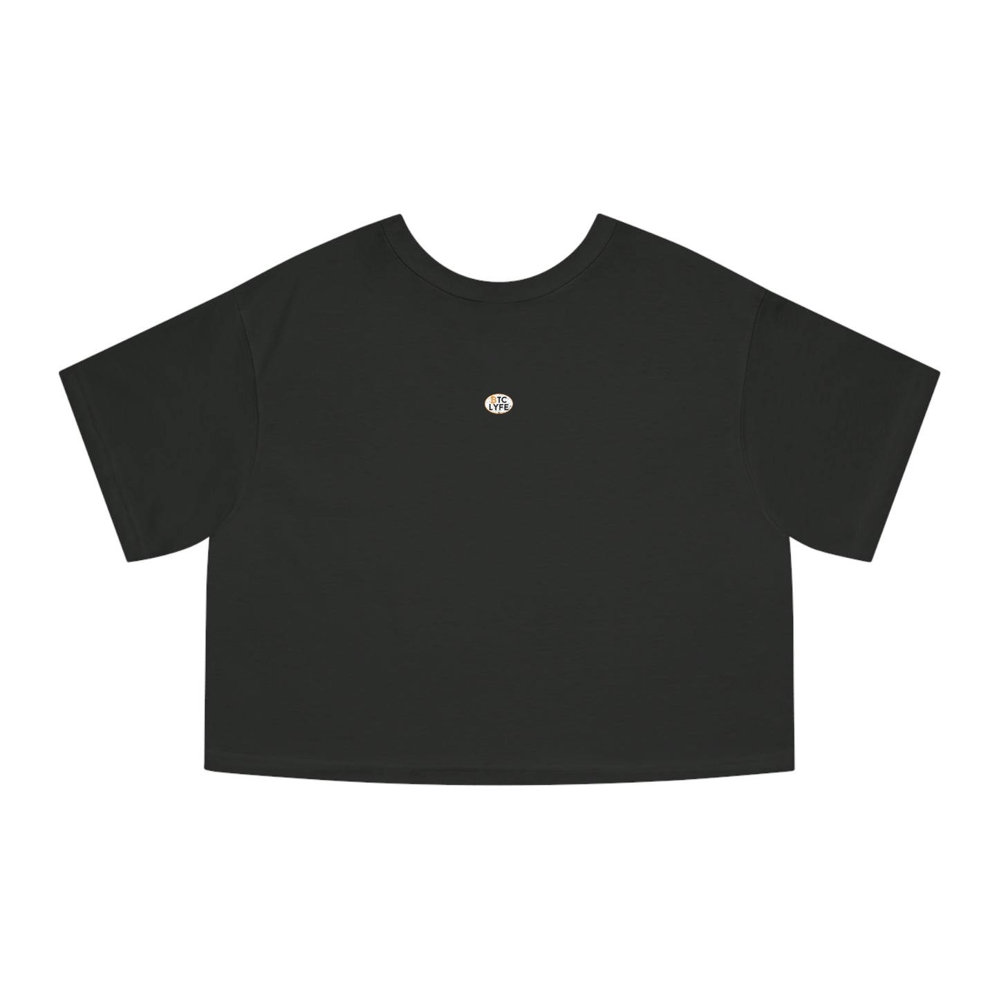 BTC Market Cap Size Matters Women's Champion Cropped T-Shirt
