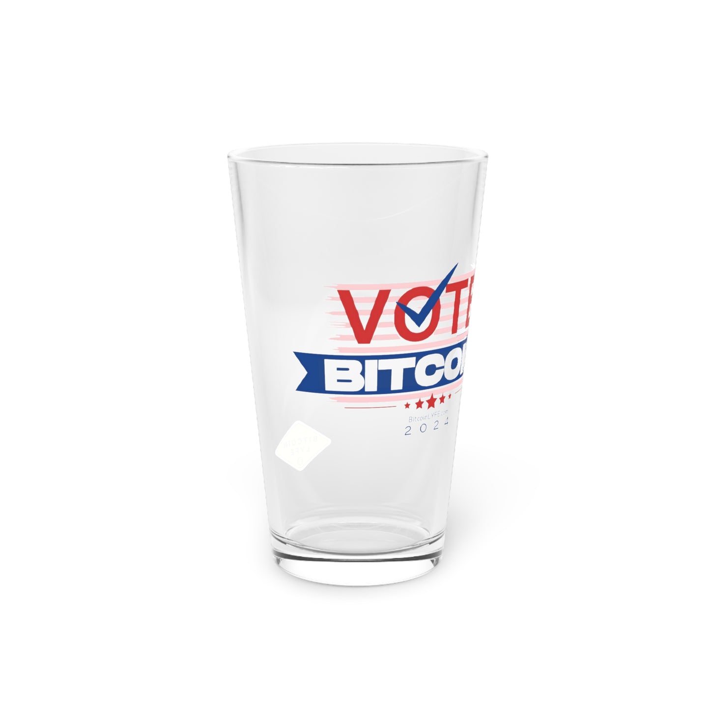 Vote Bitcoin Pint Glass