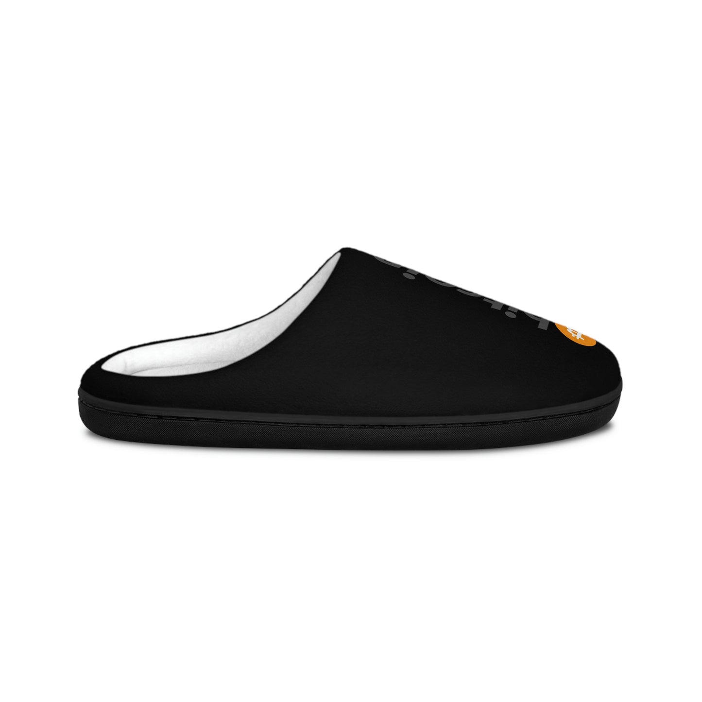 Bitcoin Men's Indoor Slippers, BTC1